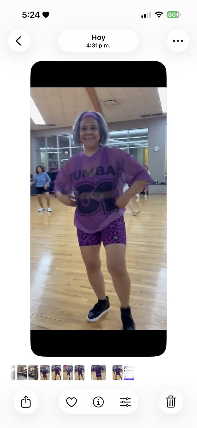 Customer photo review of Ultrabright High Waisted Biker Shorts