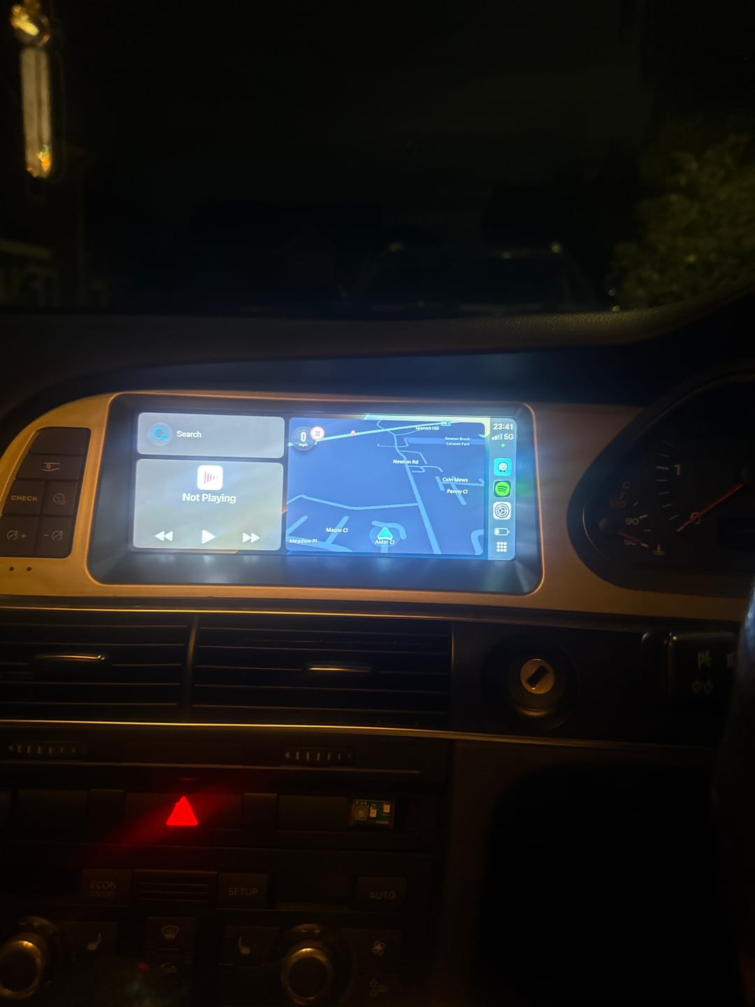 Customer photo review of Audi A6 2003-2009 Wireless Apple CarPlay Touchscreen Upgrade Kit