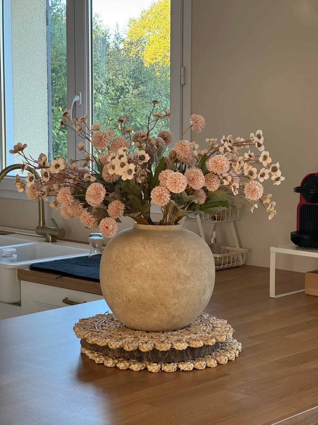 Customer photo review of Terra vase - Beige (PRÉCOMMANDE – EXPÉDIÉ LE 18/09)