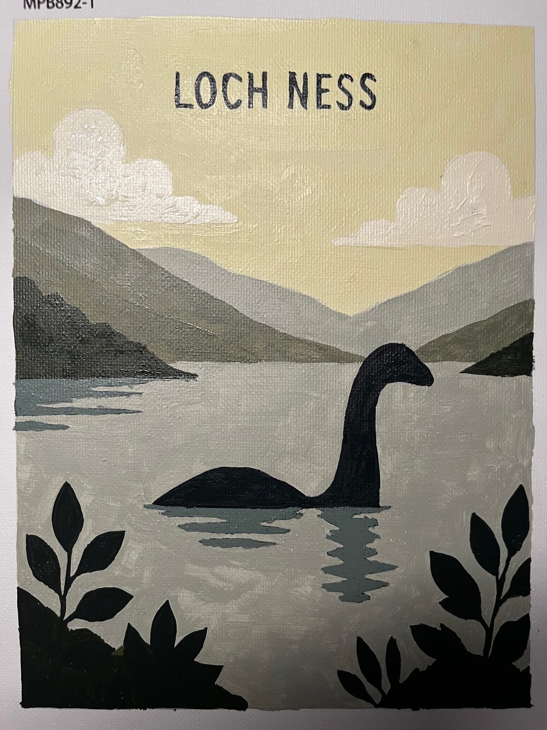Customer photo review of 6 Mini-Gemälde | Loch Ness Set