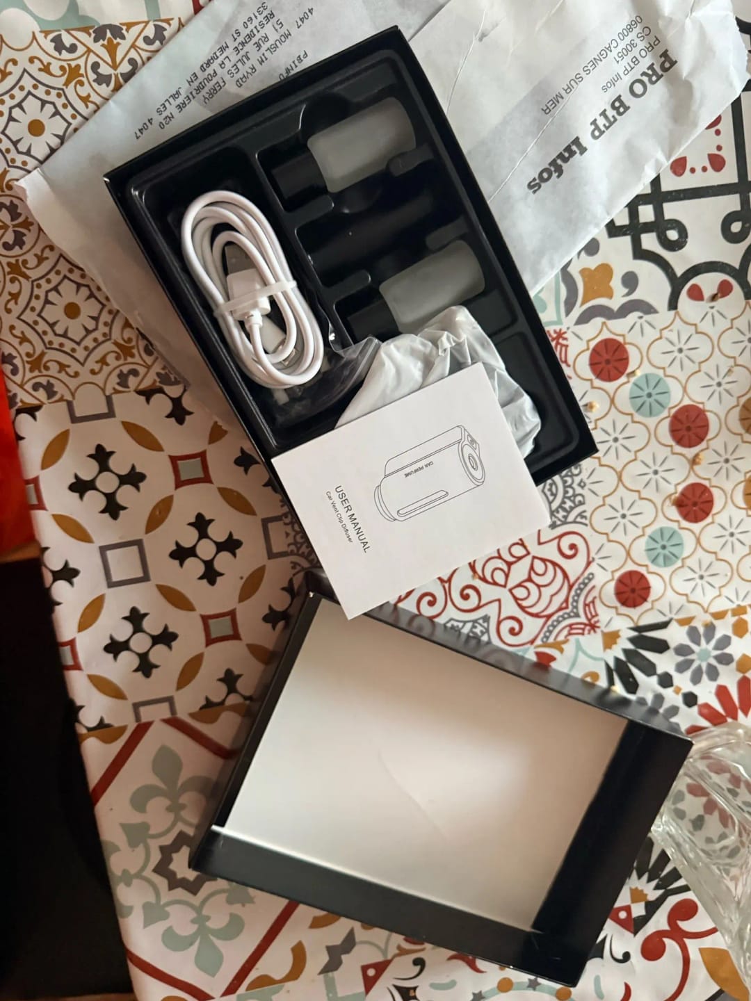 Customer photo review of AuraDrive | Car Scent Diffuser