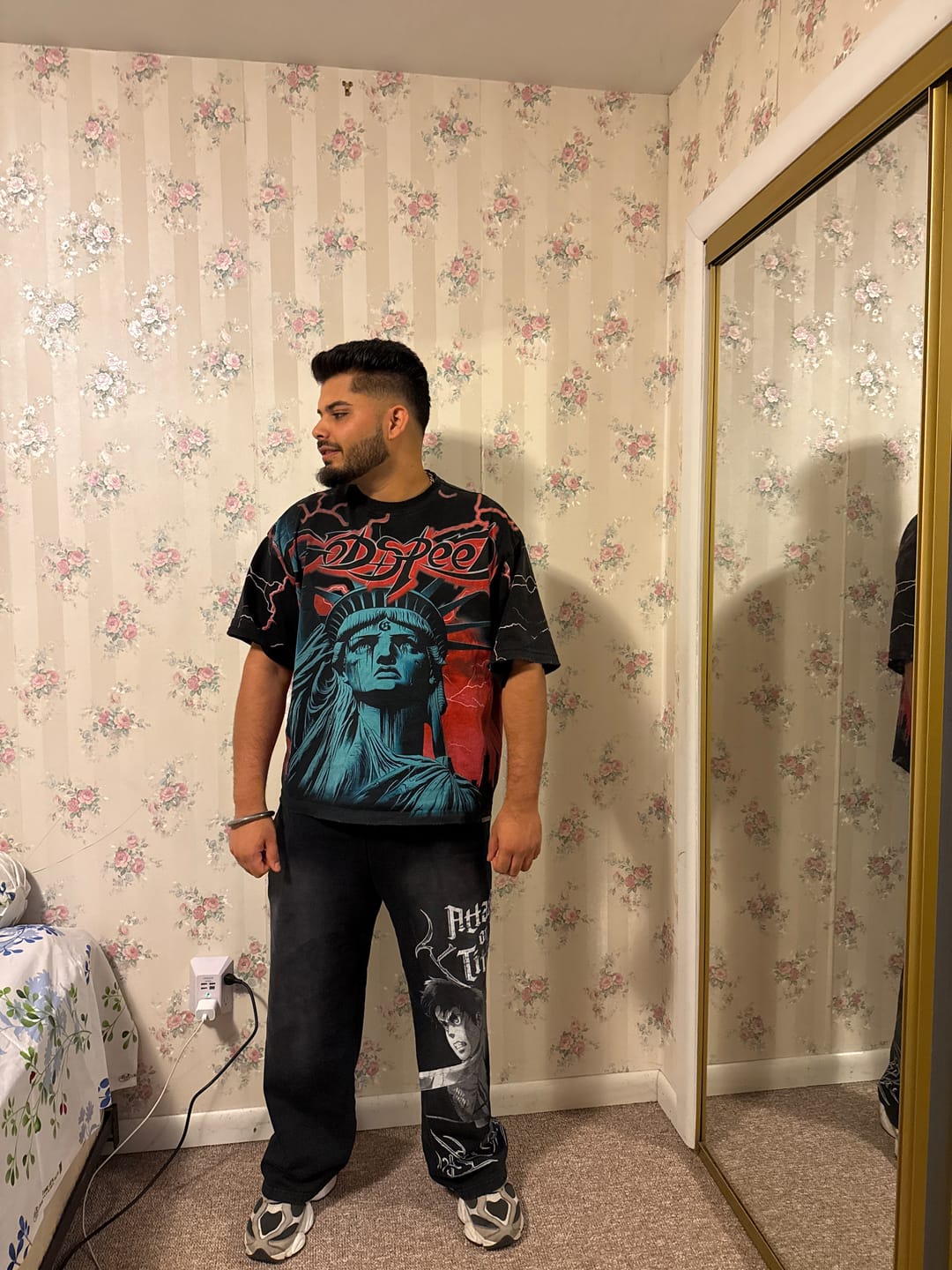 Customer photo review of 2128 - AOT©  x YLA Baggy Joggers