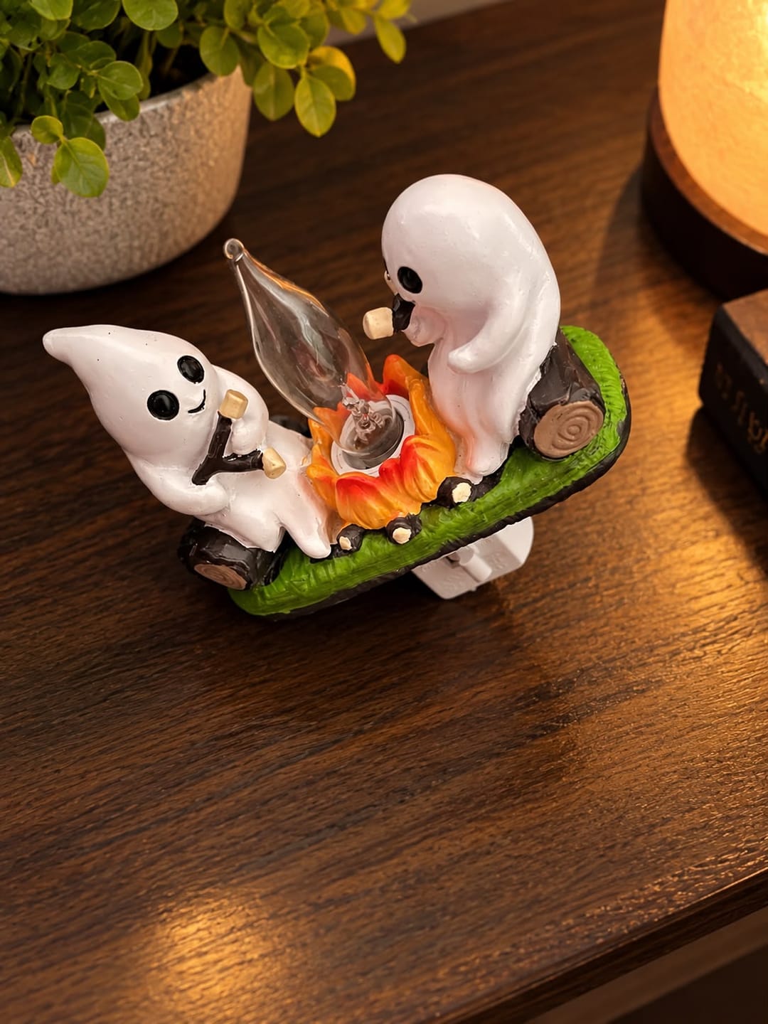 Customer photo review of Ghost Campfire Night Light™