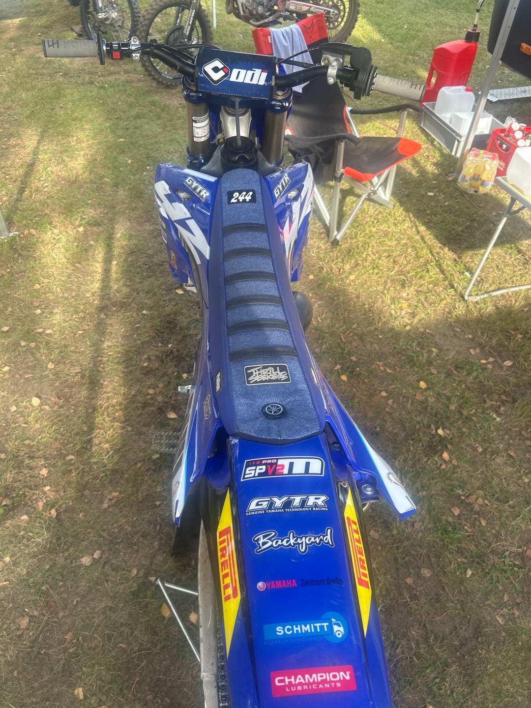Customer photo review of Custom Seat Cover: 2026 Yamaha YZ125