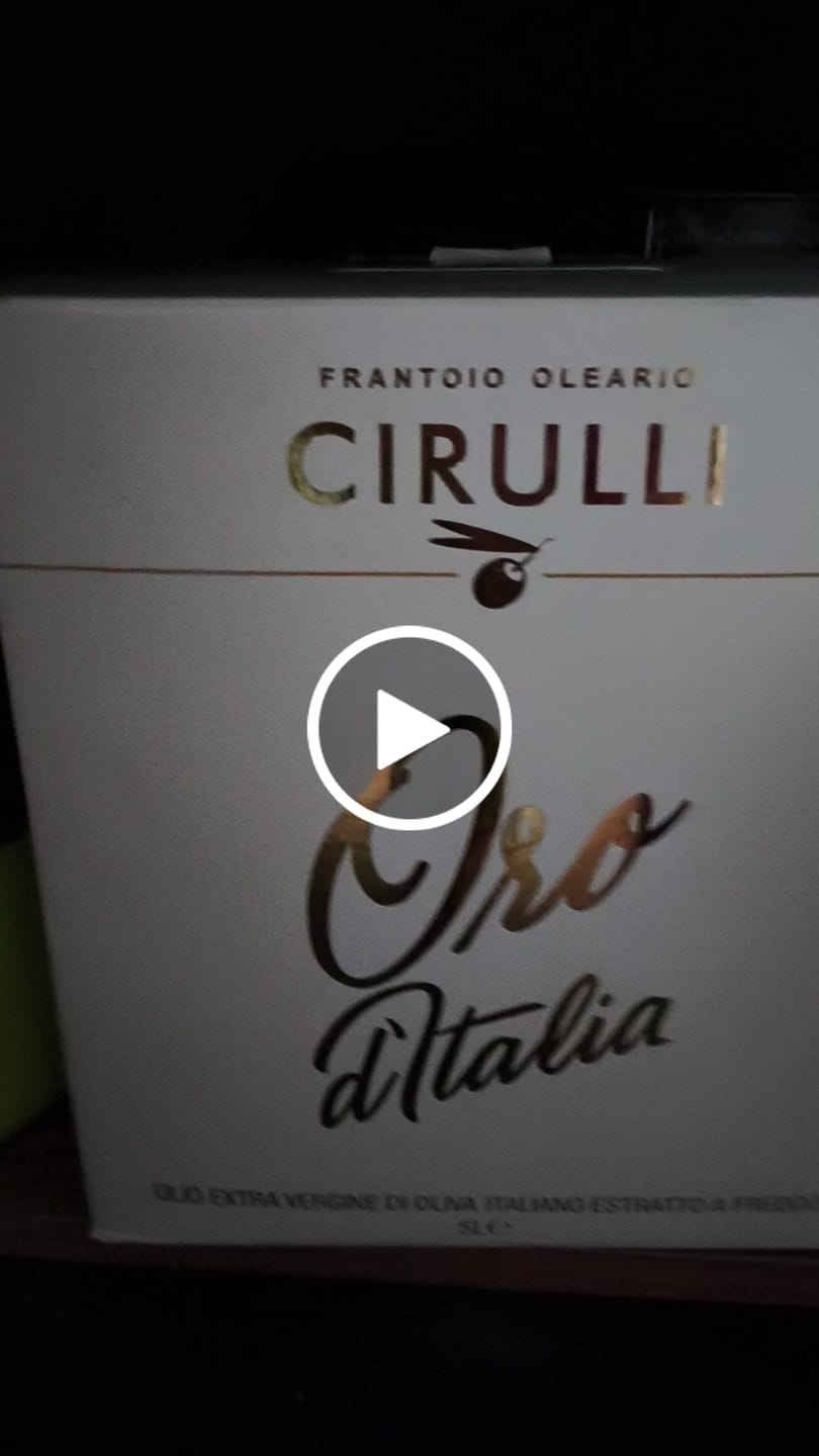 Customer video review of 1 lattina di olio extravergine di oliva • 5 Litri