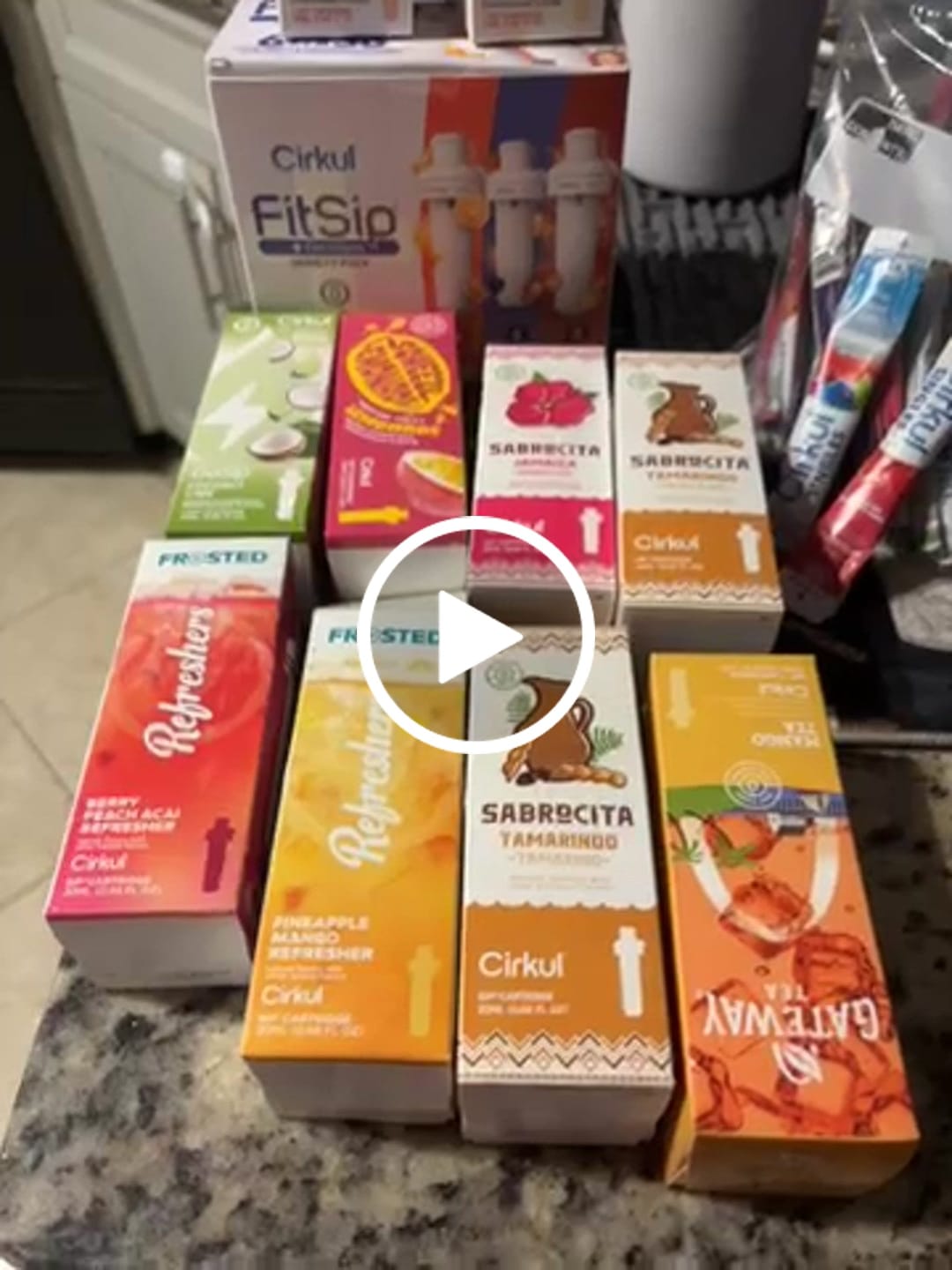 Customer video review of Frosted Pineapple Mango Refresher