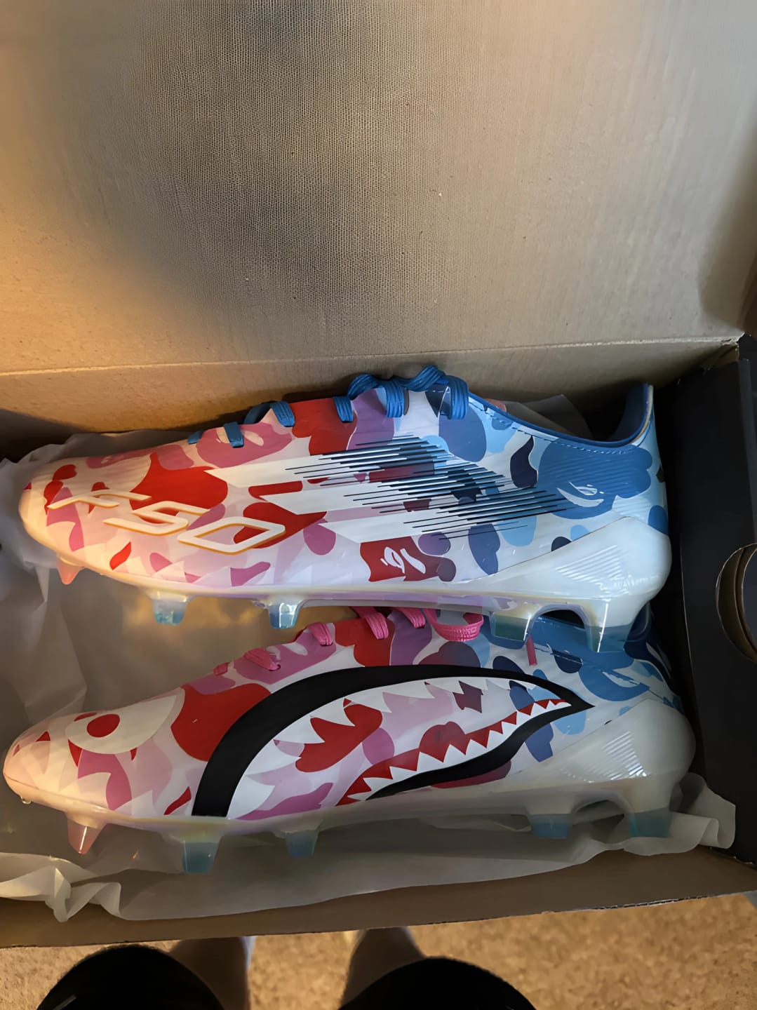 Customer photo review of F50 Elite FG X BAPE