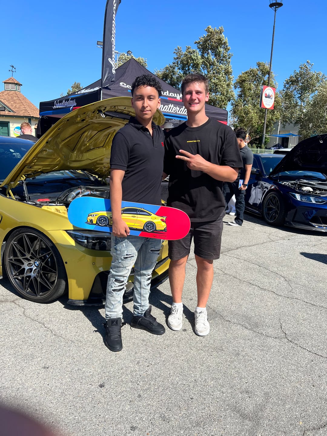 Customer photo review of *SIGNED* M4 SKATE DECK