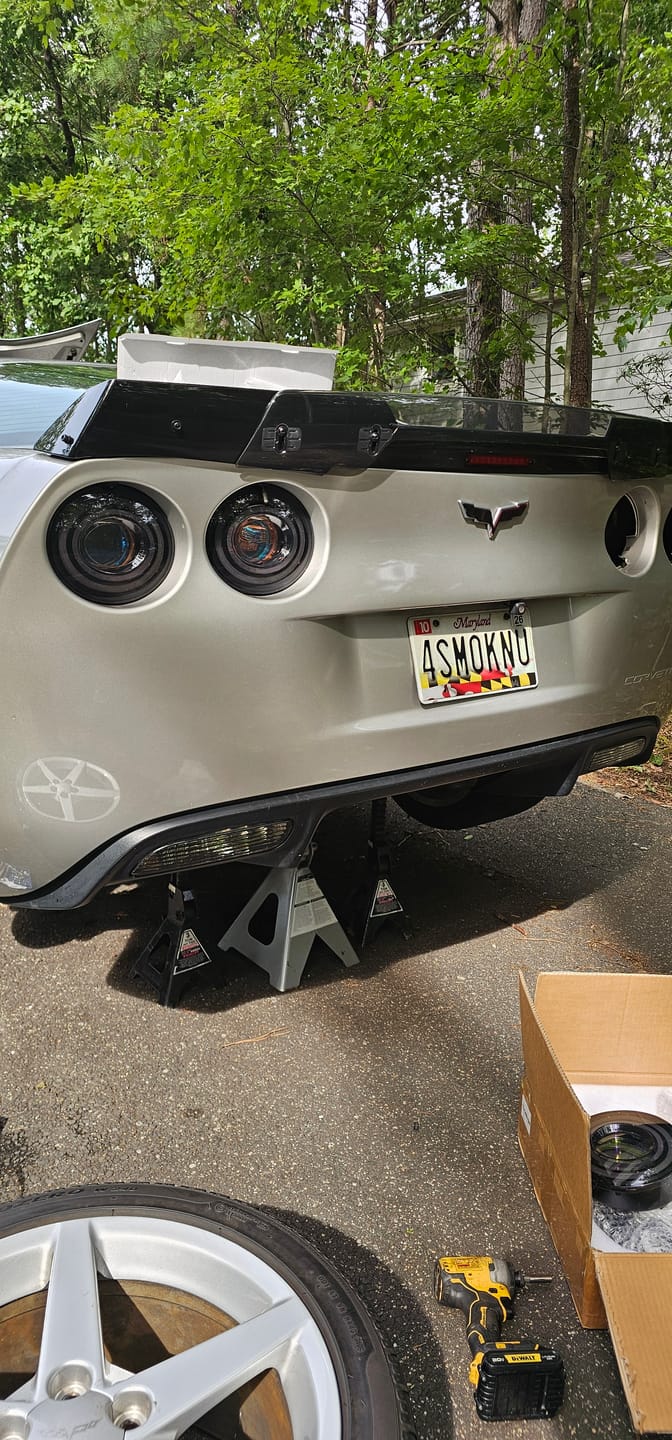 Customer photo review of 2005-13 Chevrolet Corvette C6 Infinity Style LED Tail Lights