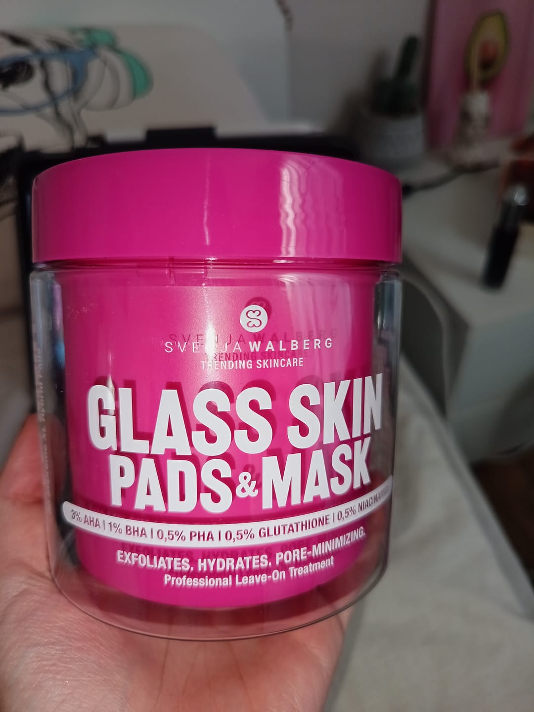 Customer photo review of Glass Skin Pads & Mask