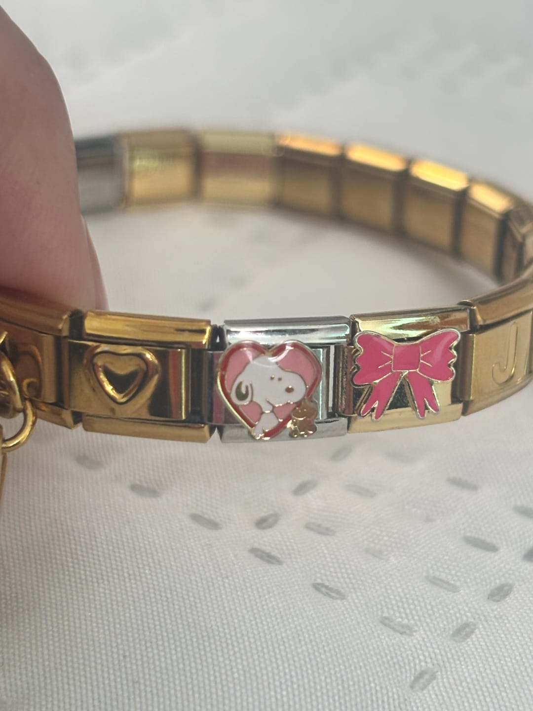 Customer photo review of Charm Perrito Corazón