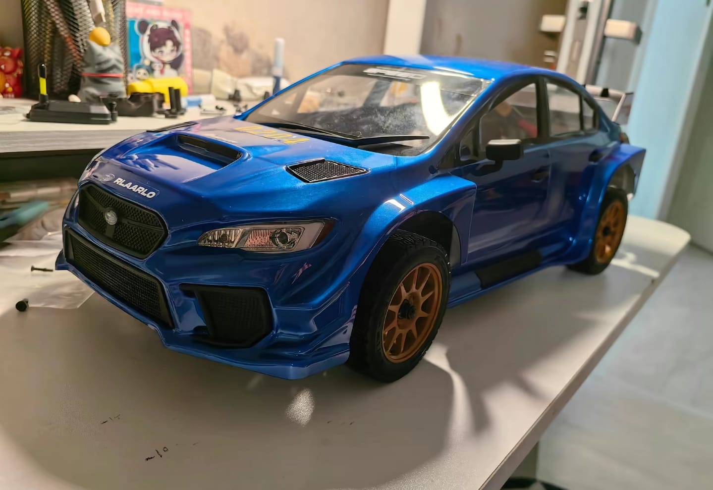 Customer photo review of Rlaarlo 1:10 Professional Four-Wheel Drive Rally Remote Control Car XTS-S10 Carbon Fiber Frame Brushless Racing Simulation Drift Gyroscope RC Model Toy Boy's Gift