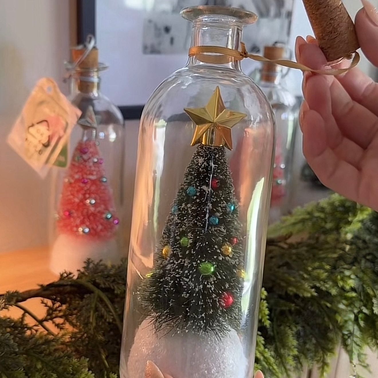 Customer photo review of Botella de Recuerdos Navideños