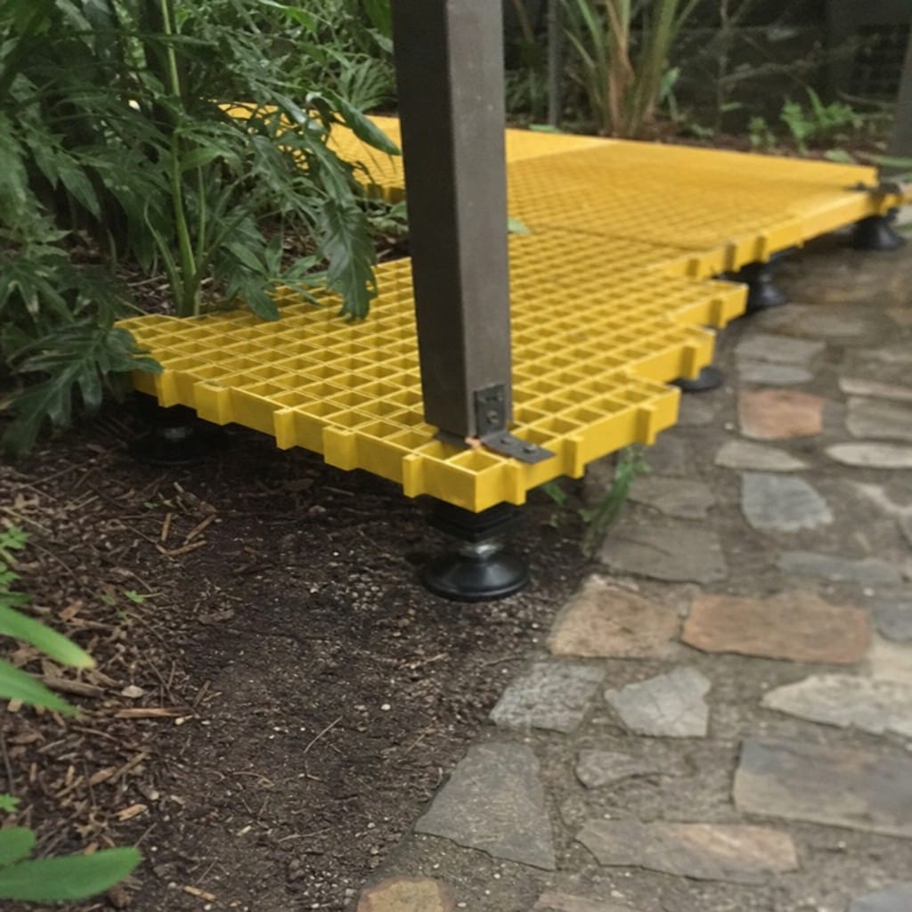 Customer photo review of Elevated Grating Feet Square Mesh 10-25mm 25-70mm Height