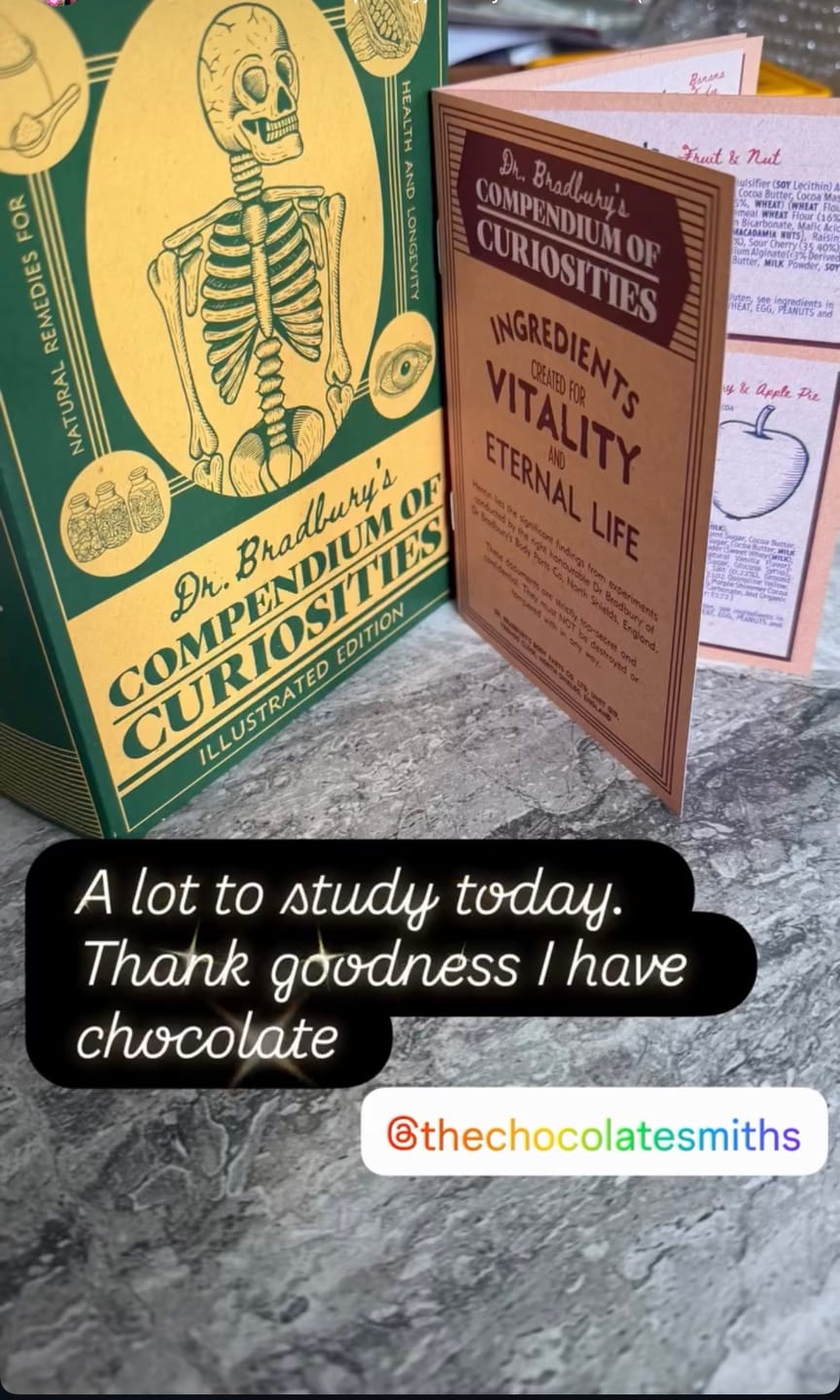 Customer photo review of 13 Days of Halloween 'Dr Bradbury's Compendium of Curiosities'