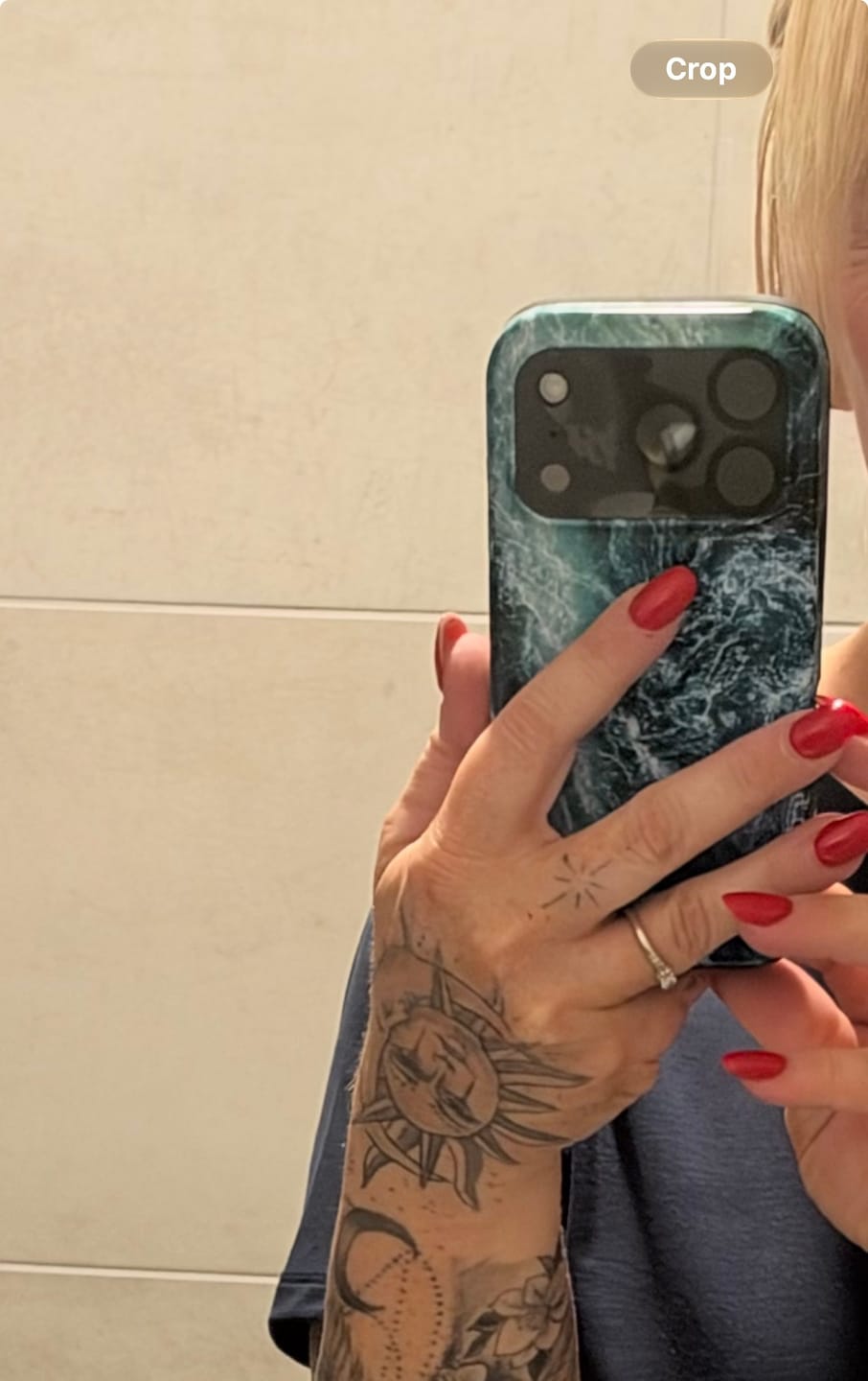 Customer photo review of Ocean Waves - Tough Phone Case