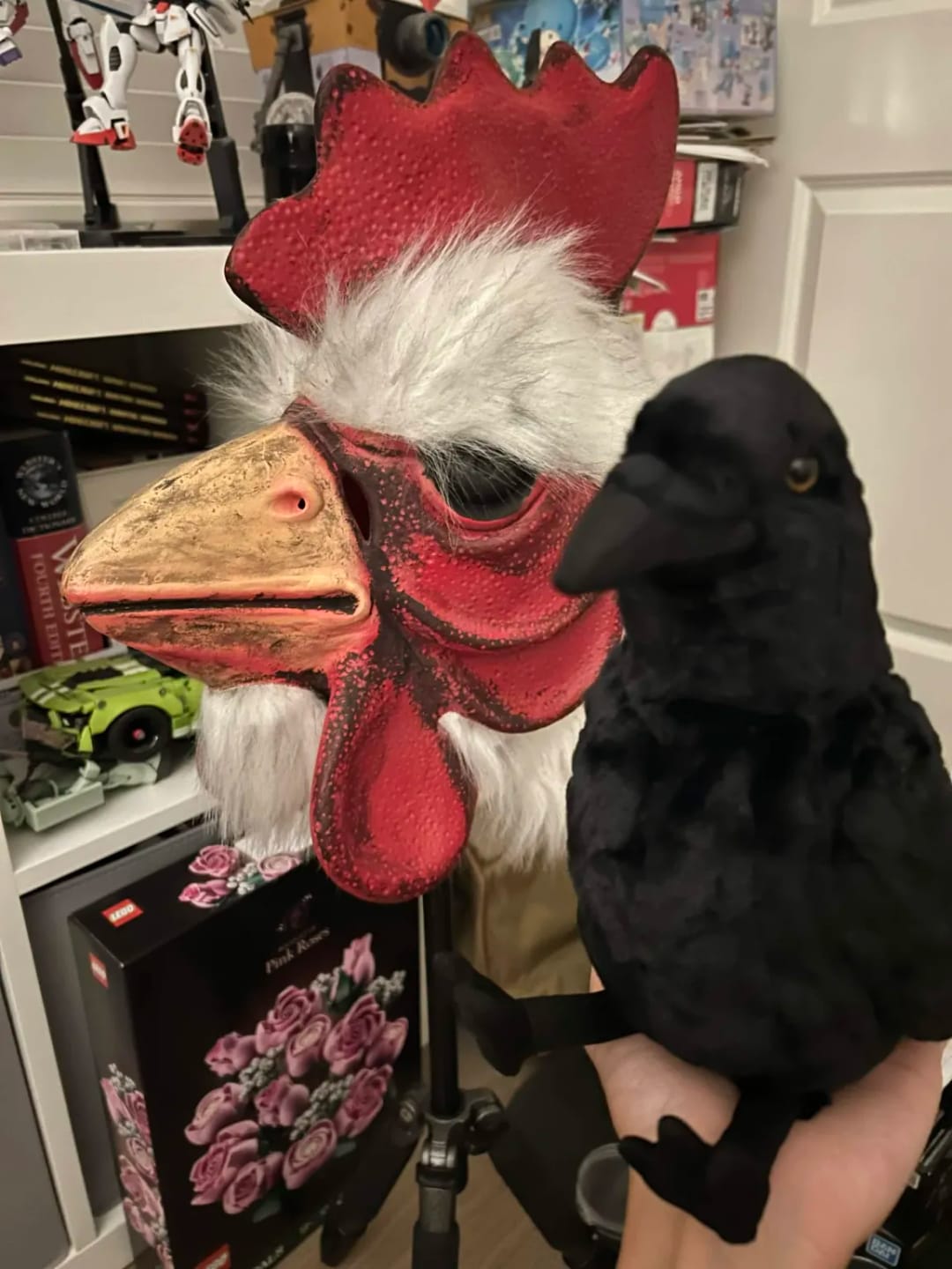 Customer photo review of American Crow Bird Soft Stuffed Plush Toy