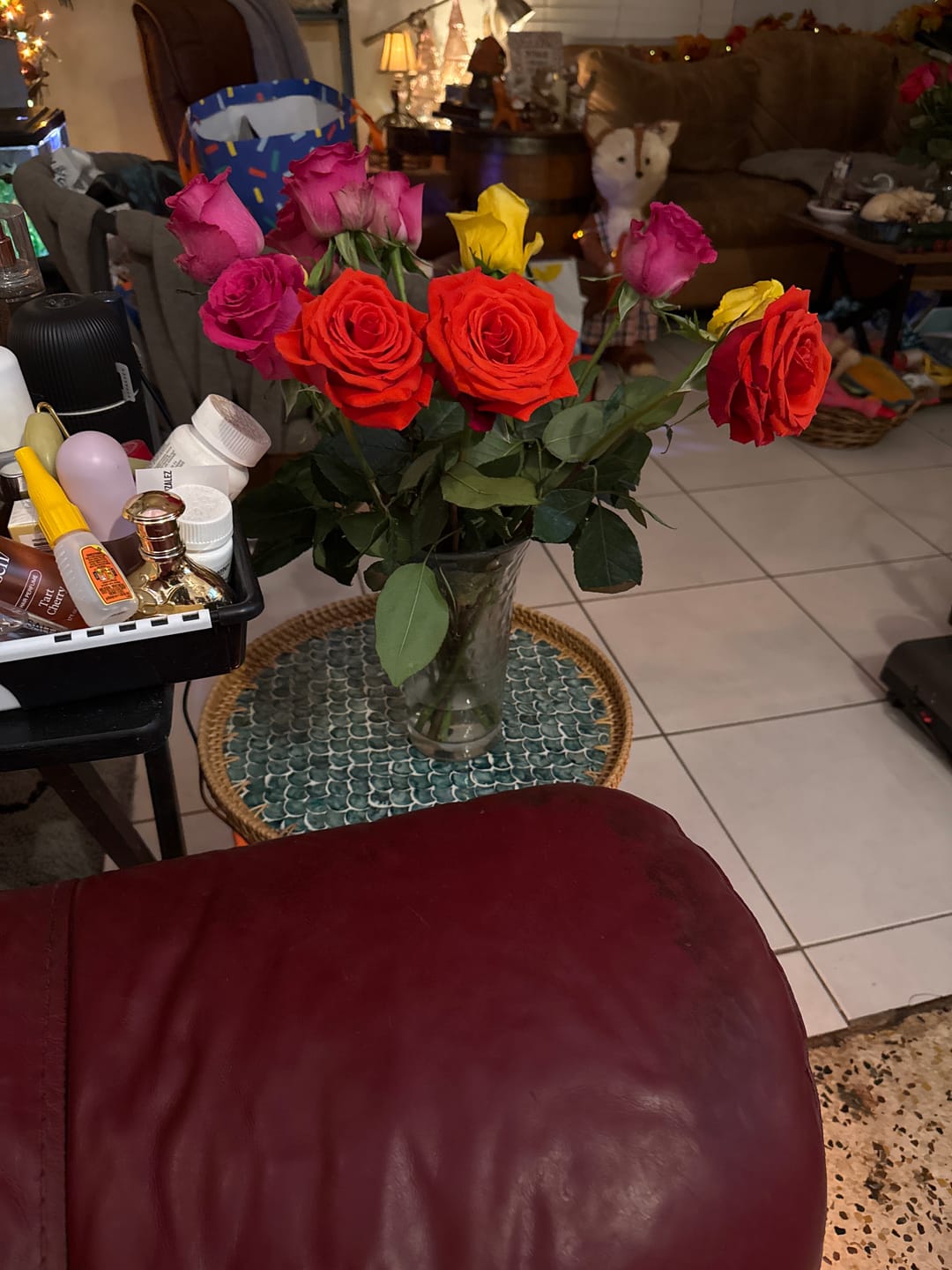 Customer photo review of Sirena Rattan Table Set