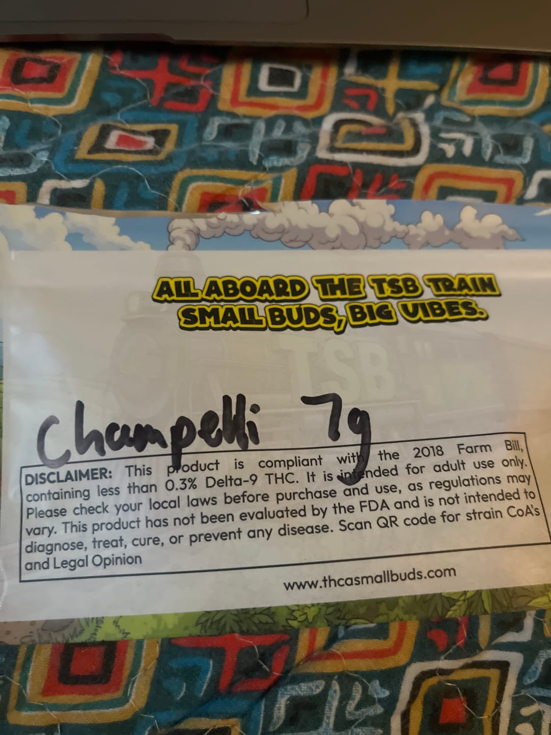 Customer photo review of Champelli THCA Flower