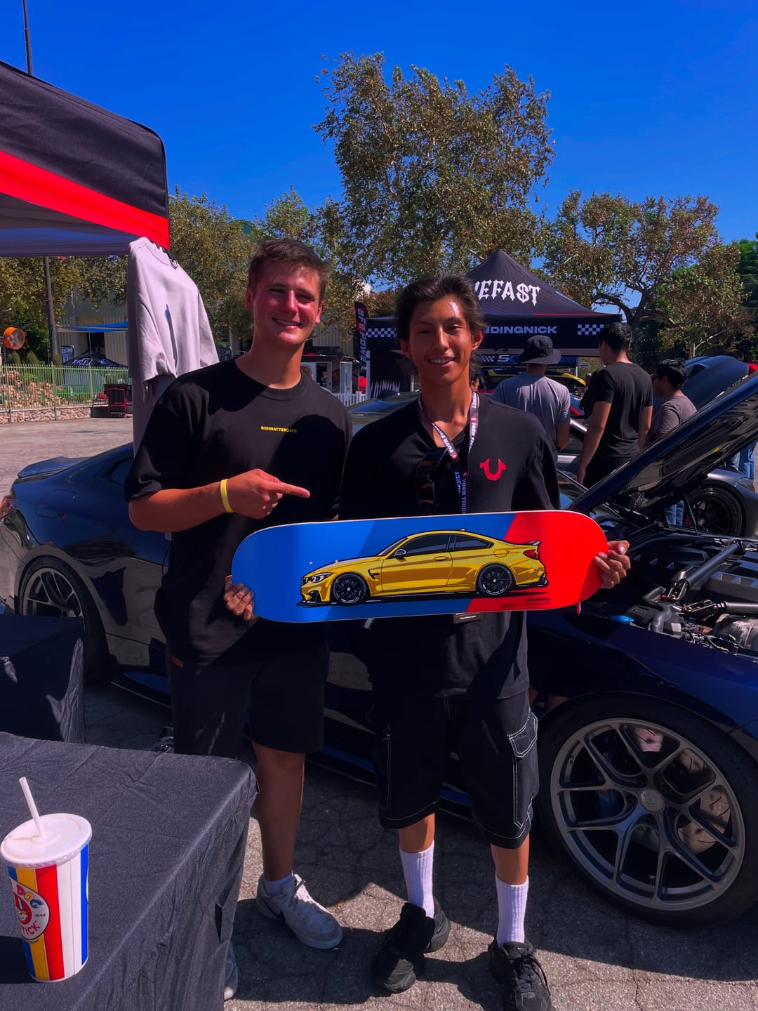 Customer photo review of *SIGNED* M4 SKATE DECK