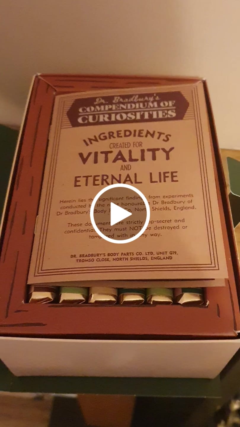 Customer video review of 13 Days of Halloween 'Dr Bradbury's Compendium of Curiosities'