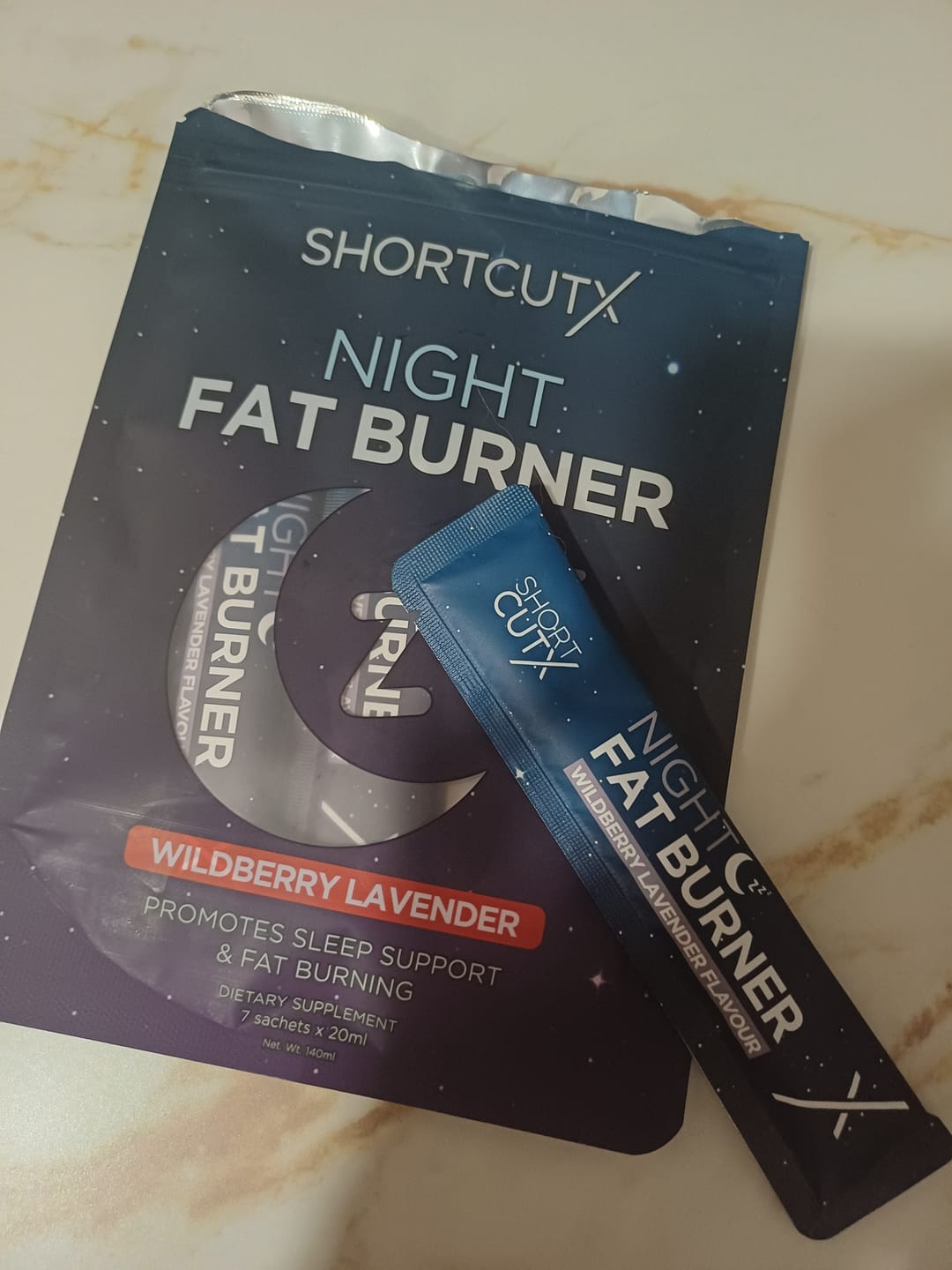 Customer photo review of Night Fat Burner Juice