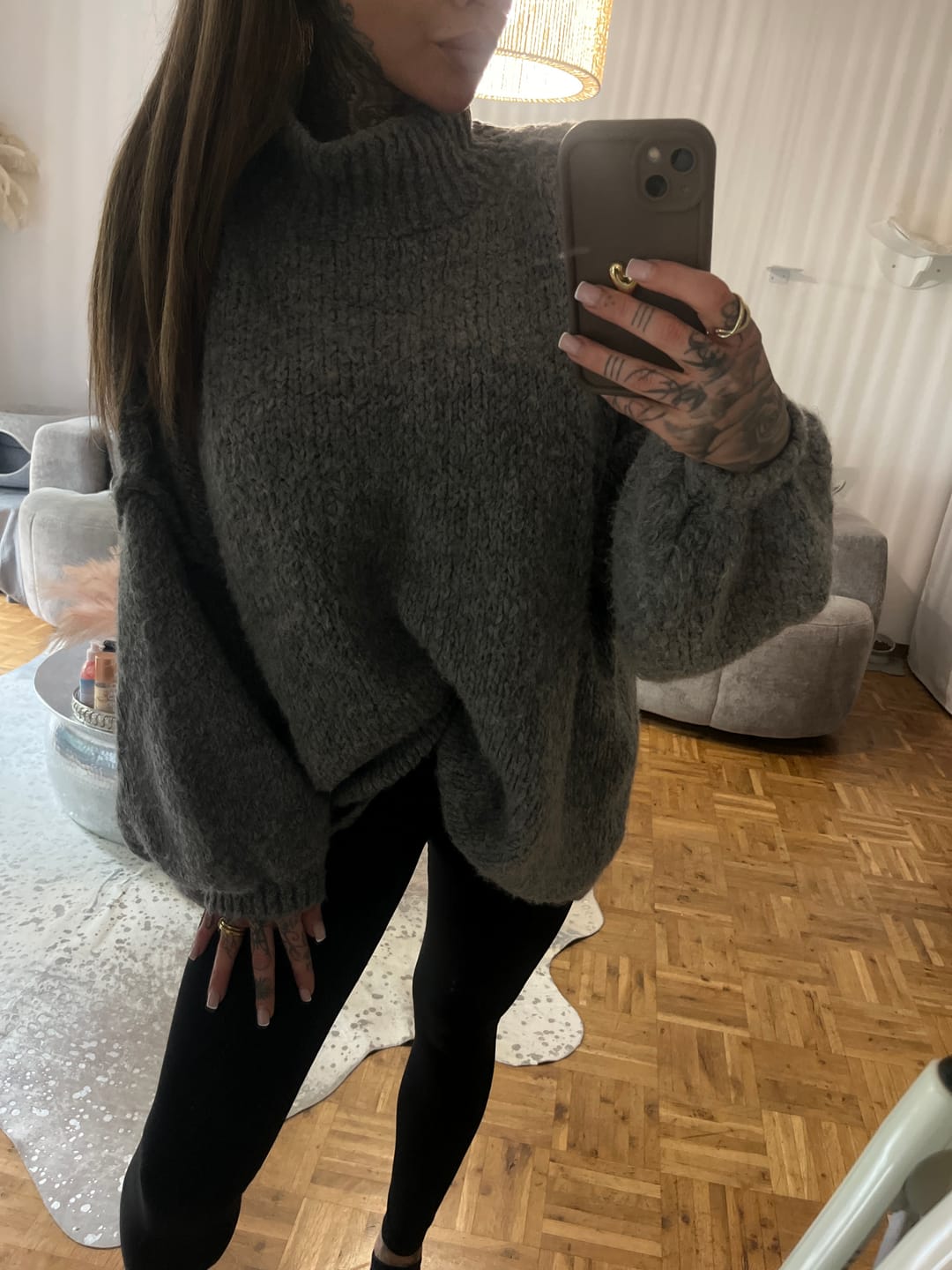 Customer photo review of Ultra-Soft Off-Shoulder Knit