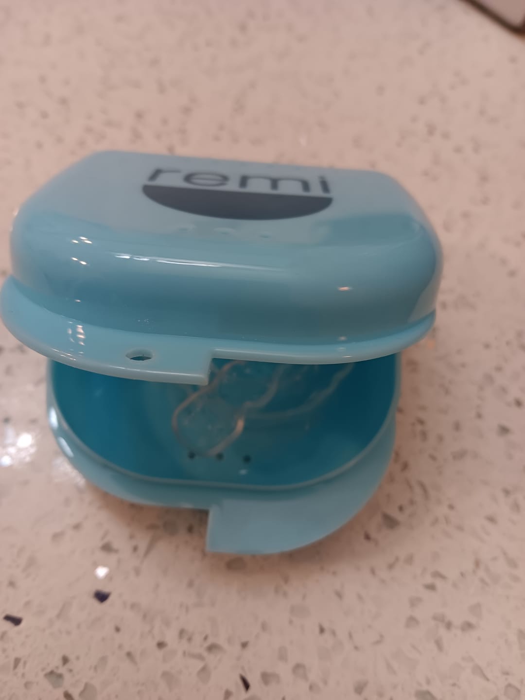 Customer photo review of Custom Clear Removable Retainers