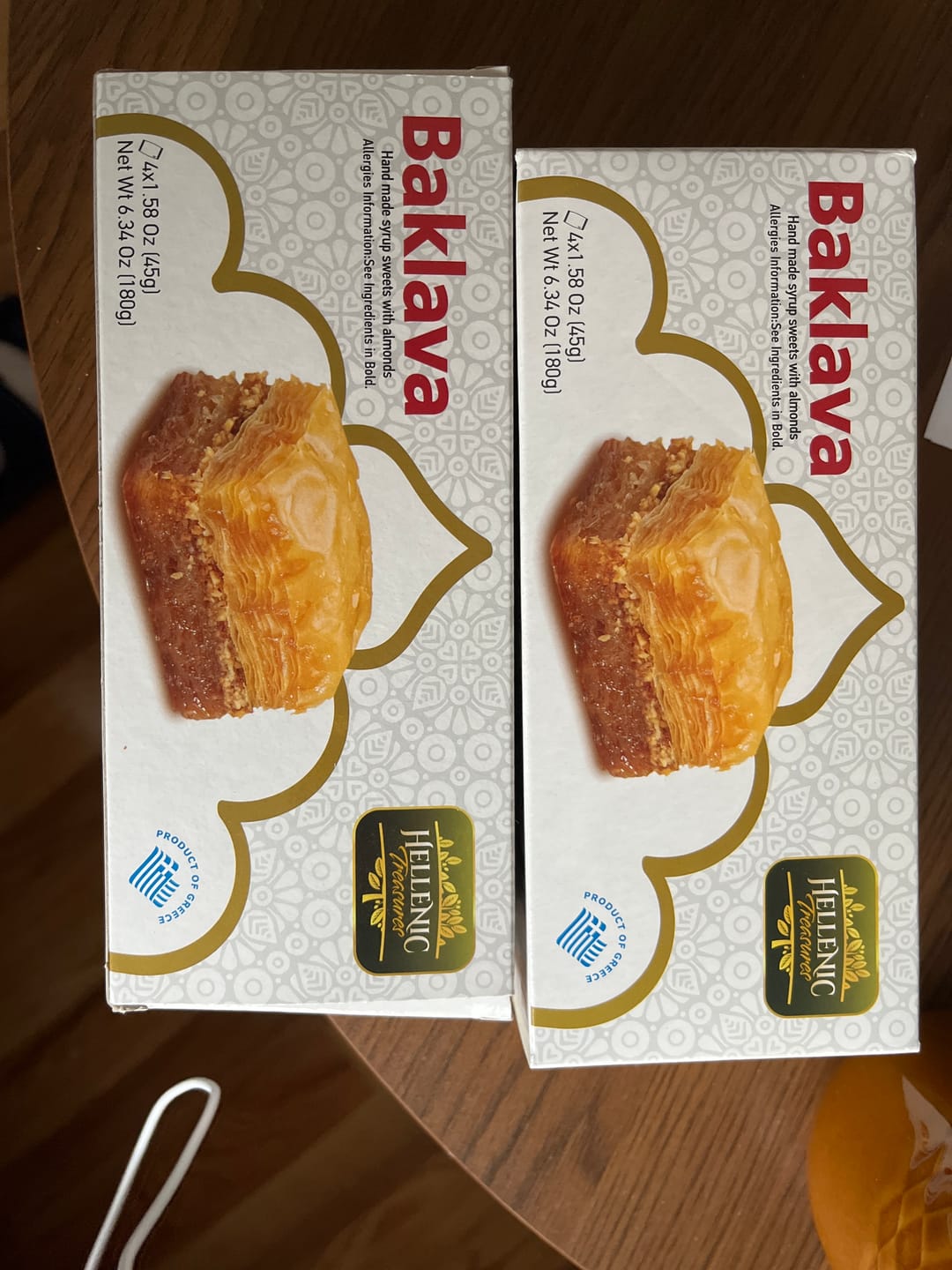 Customer photo review of Greek Baklava by Hellenic Treasures, 6.34 oz (180 g)