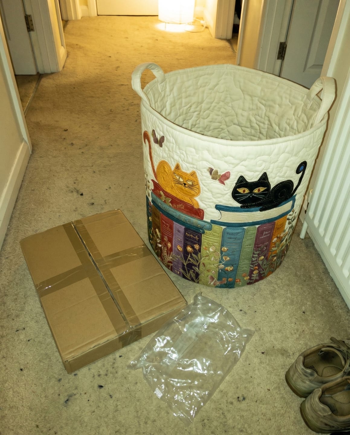 Customer photo review of Lulu | Cat Parade Laundry Basket