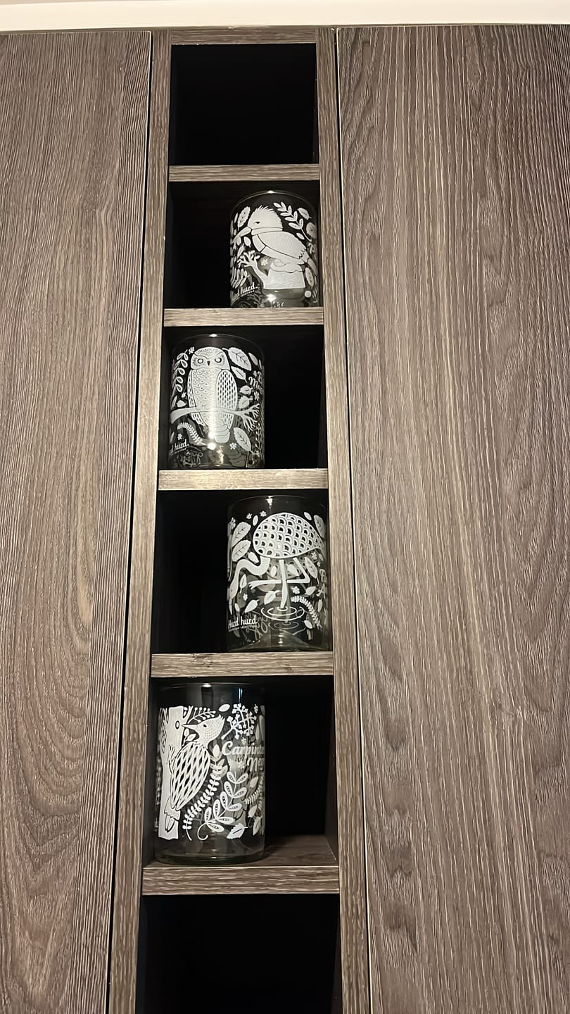 Customer photo review of Aves de Chile - Juego de 4 Vasos - 330 ml