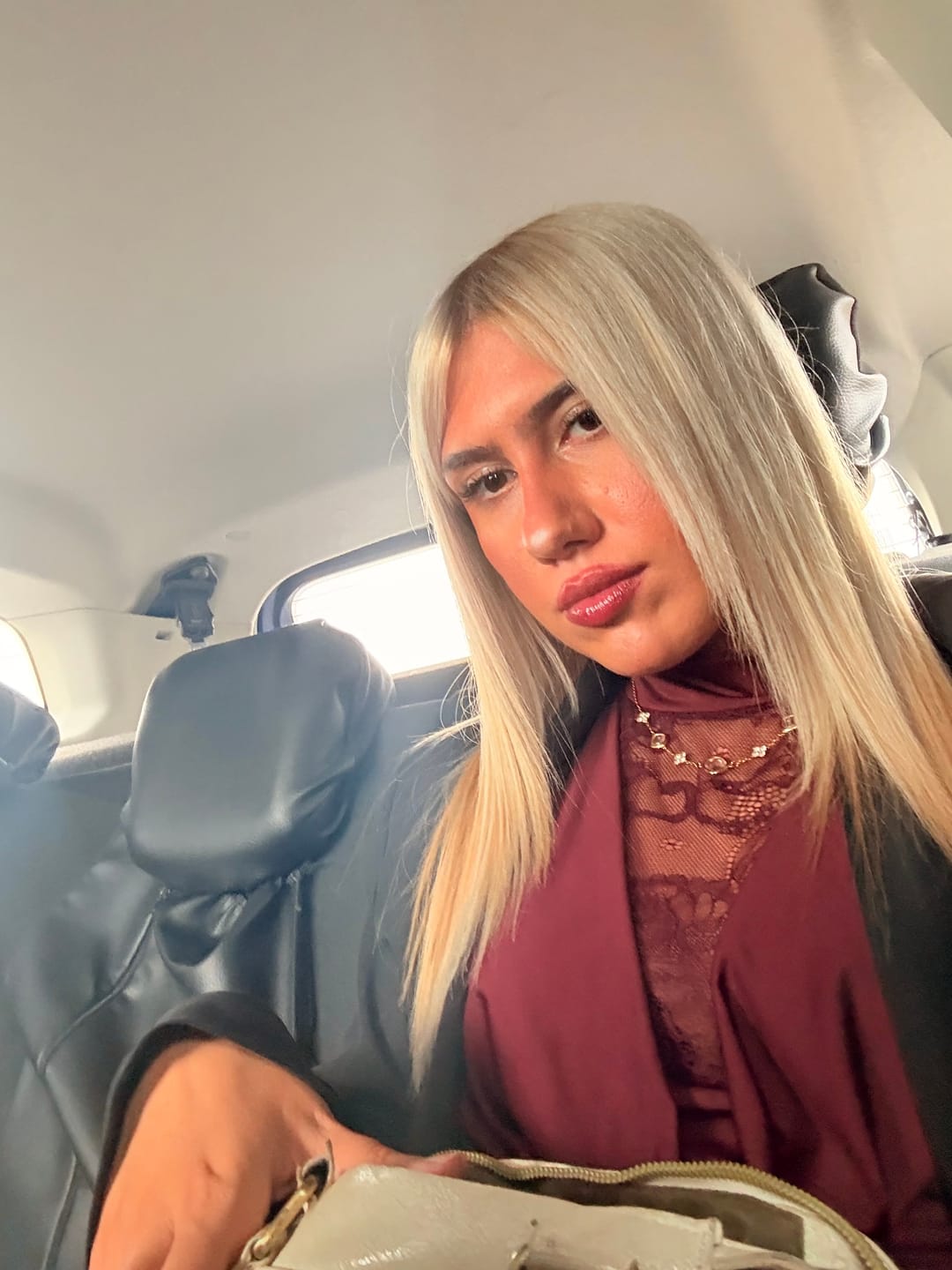 Customer photo review of Maglia Lady in pizzo (4 colori)