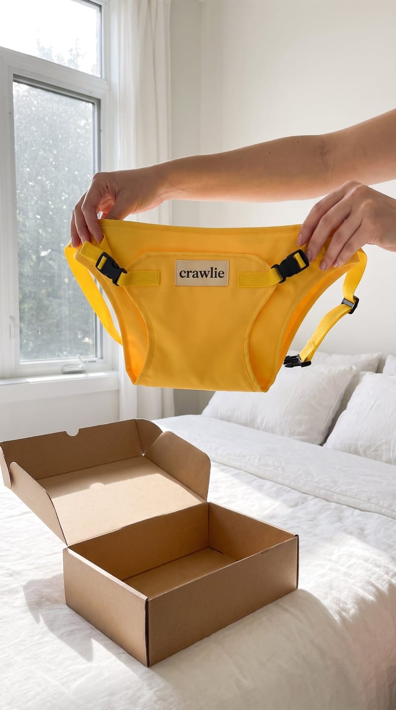 Customer photo review of Crawlie™ Portable Mealtime Harness