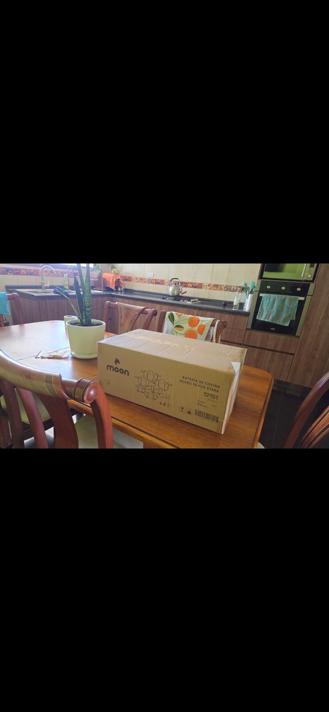 Customer photo review of Batería de Cocina Acero Inoxidable 15 Piezas Juego de Ollas Stark