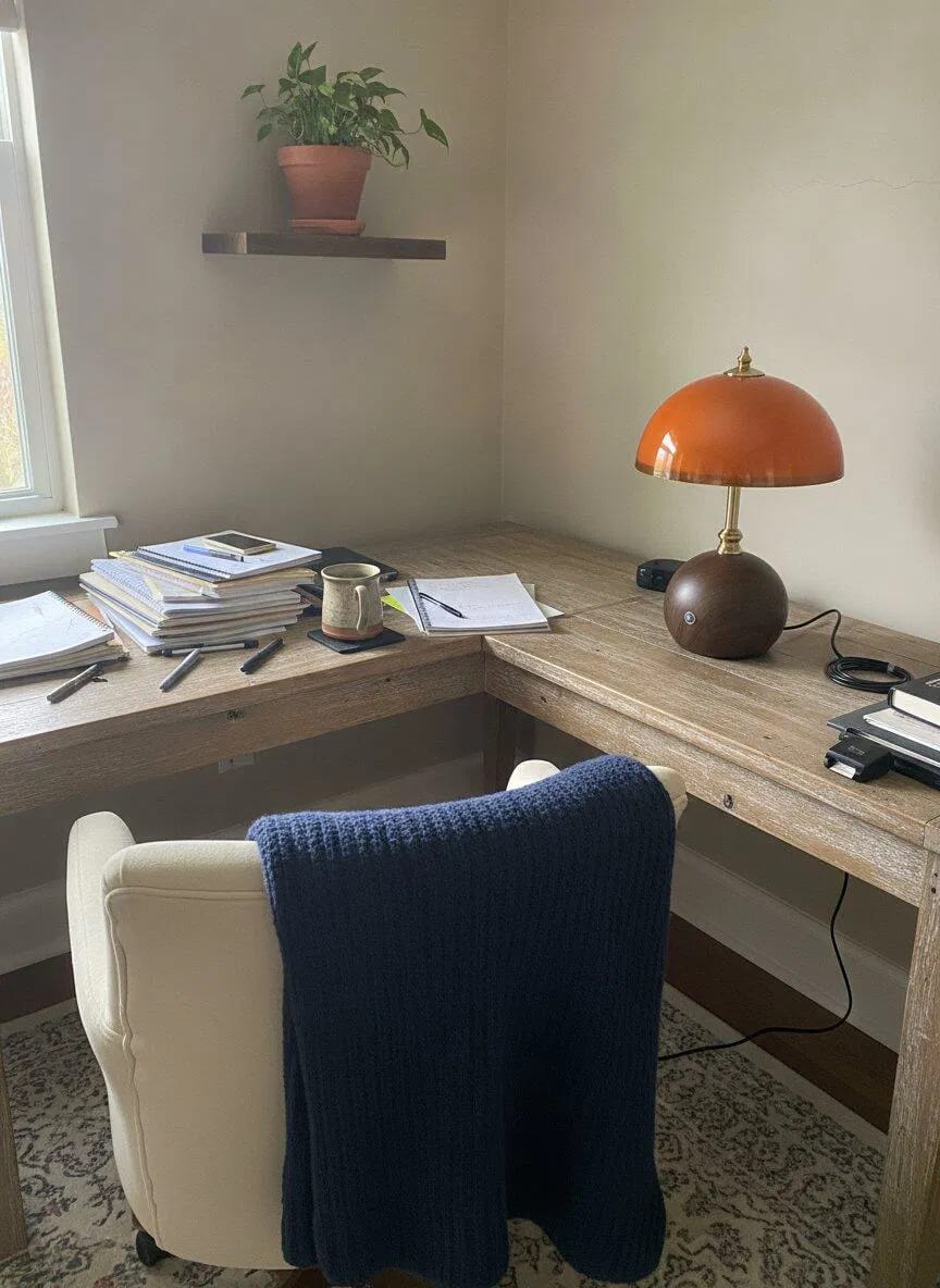 Customer photo review of Coby Rechargeable LED Table Lamp