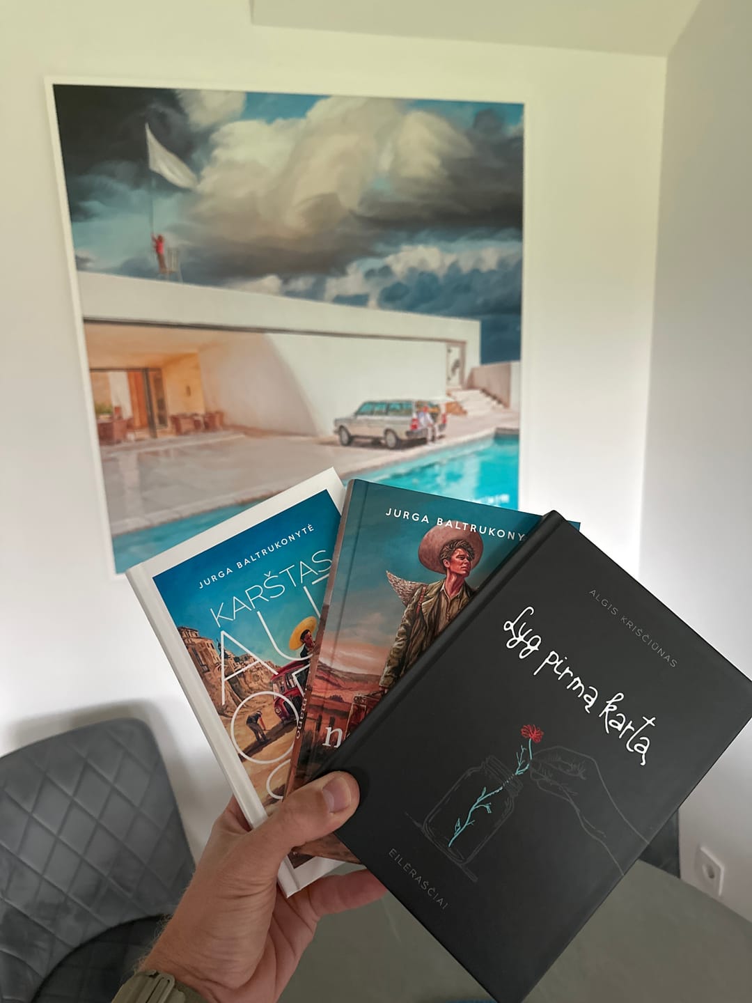 Customer photo review of A. Kriščiūno poezijos knyga „Lyg pirmą kartą“