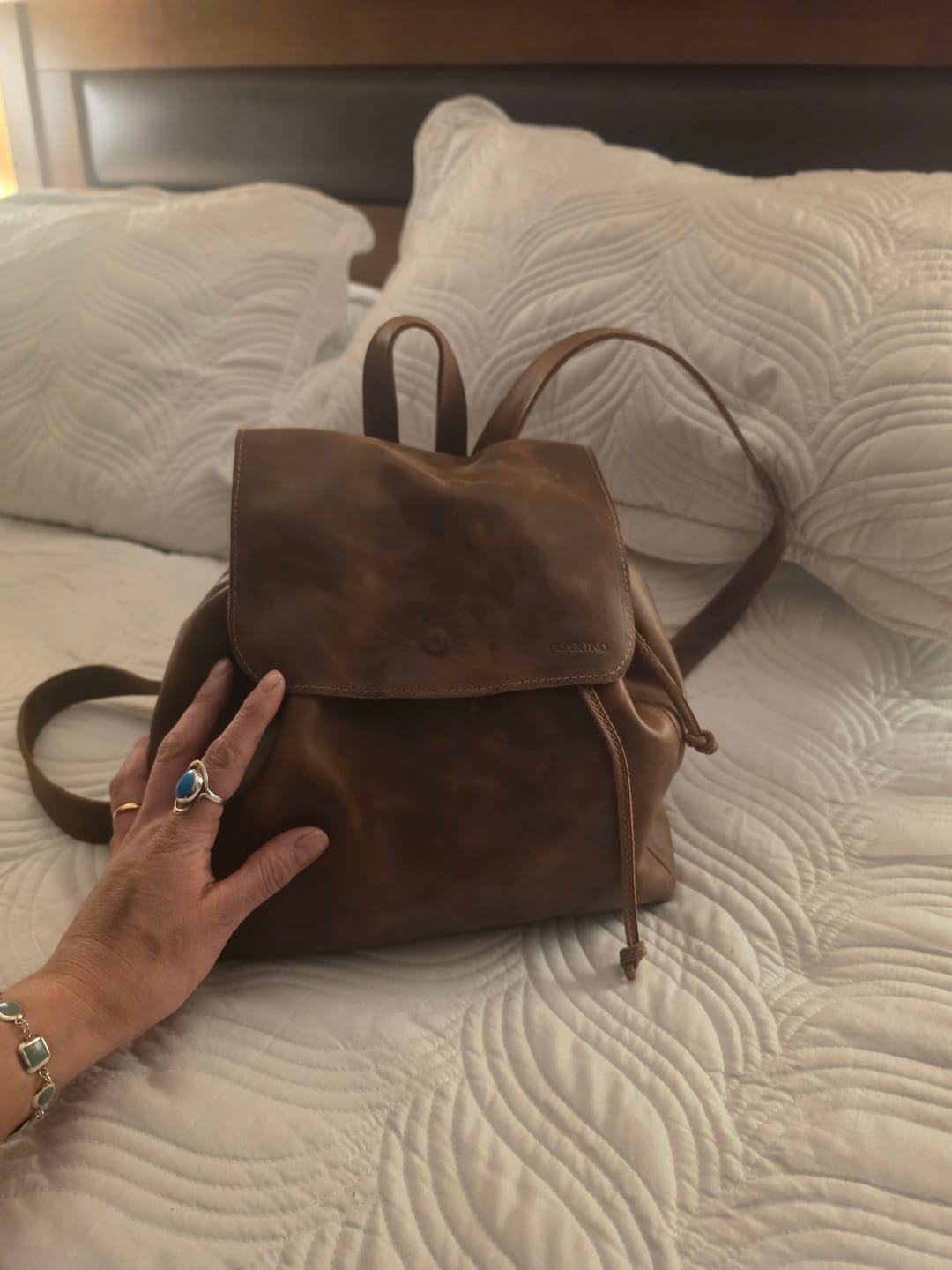 Customer photo review of Mochila Valentina café