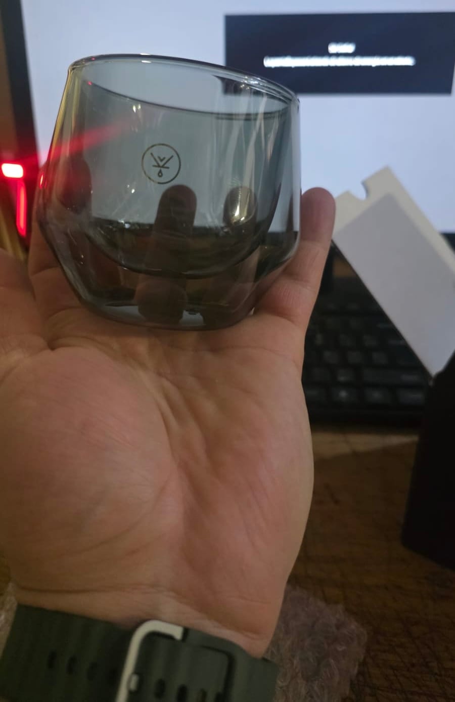 Customer photo review of Set 2 Tazas Geometric 250 ML