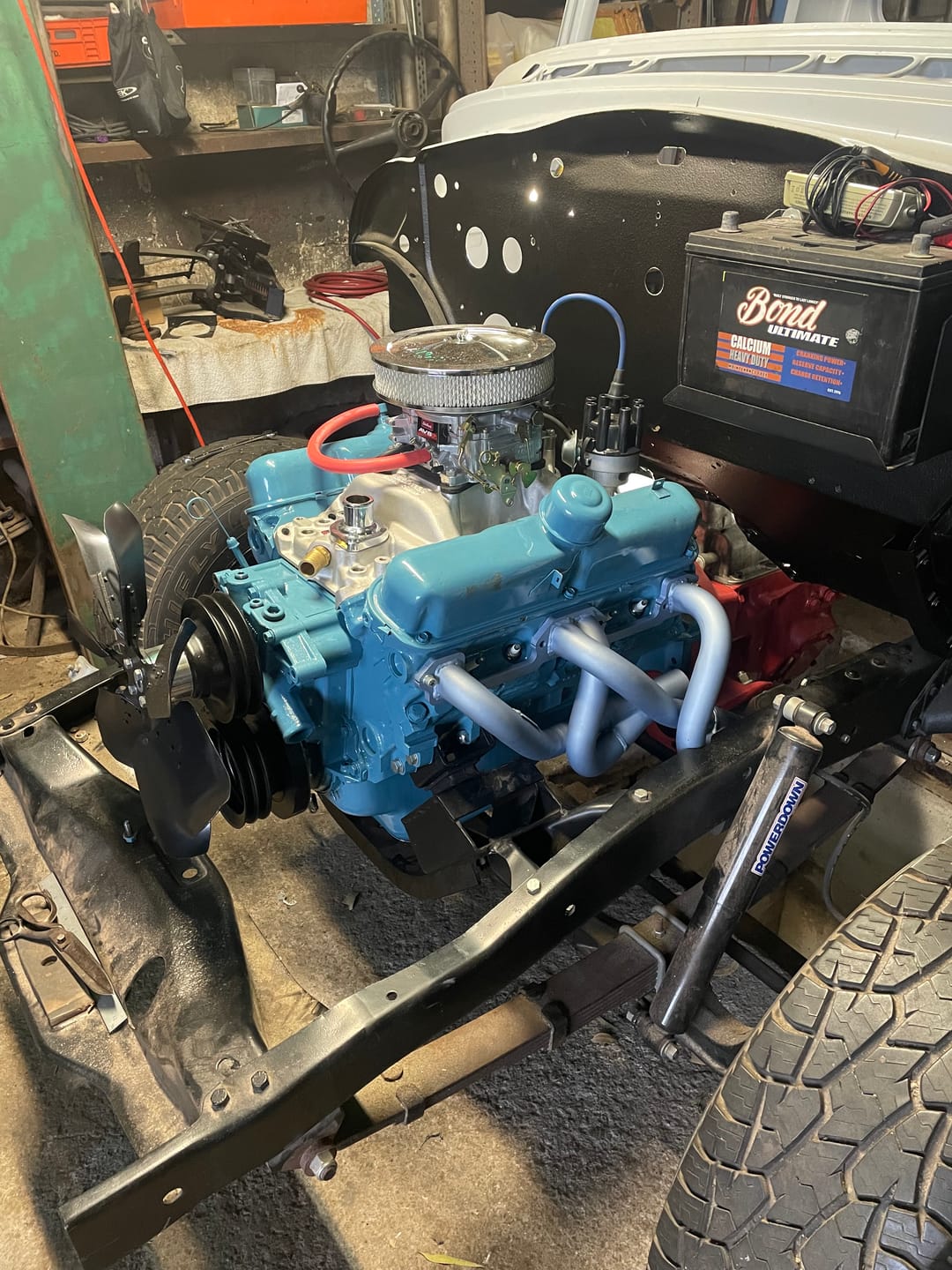 Customer photo review of HIGH TEMPERATURE EXHAUST SYSTEM PAINT 800DEG PACEMAKER BLUE