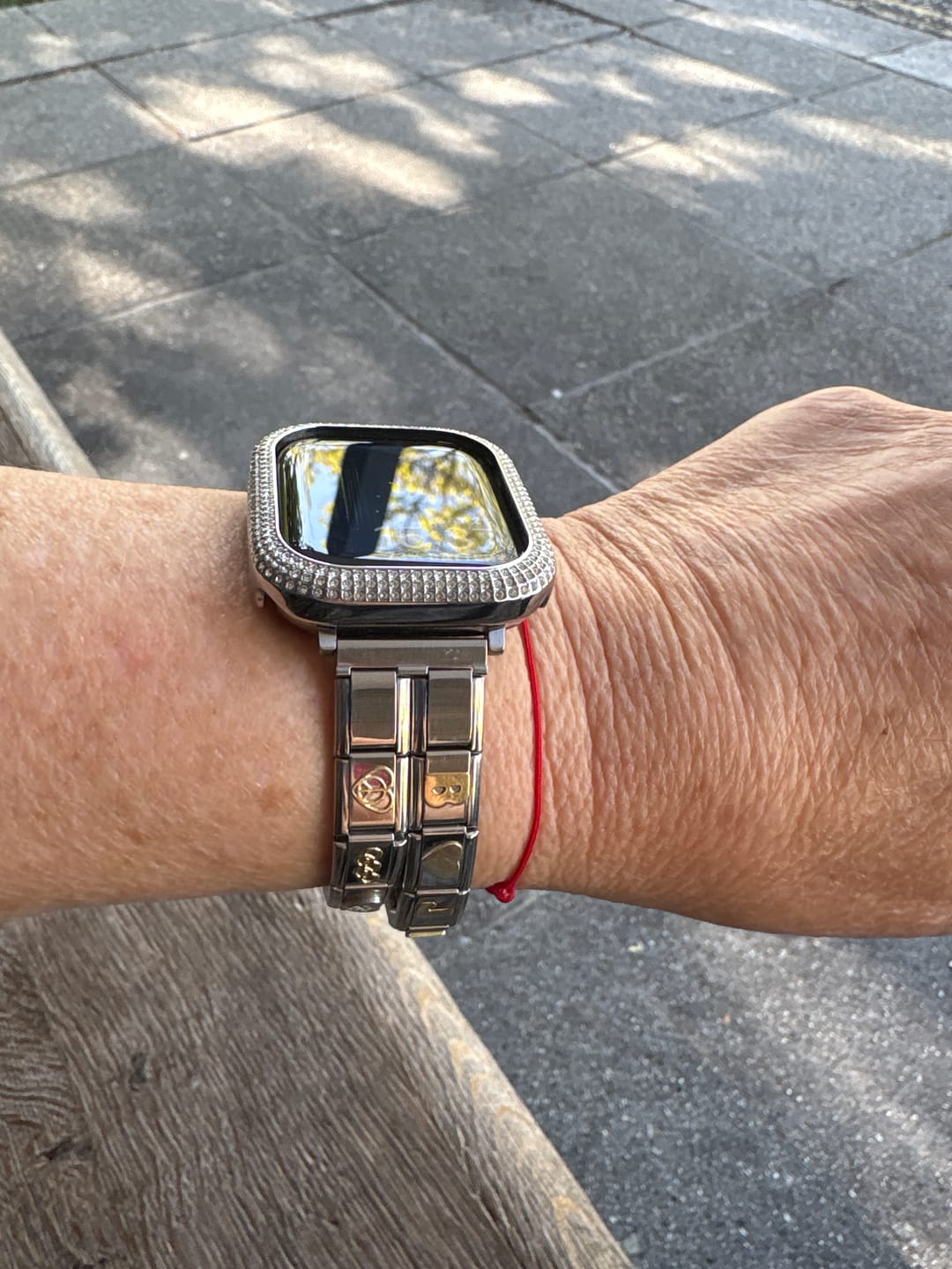 Customer photo review of Apple Watch Charm Bracelet