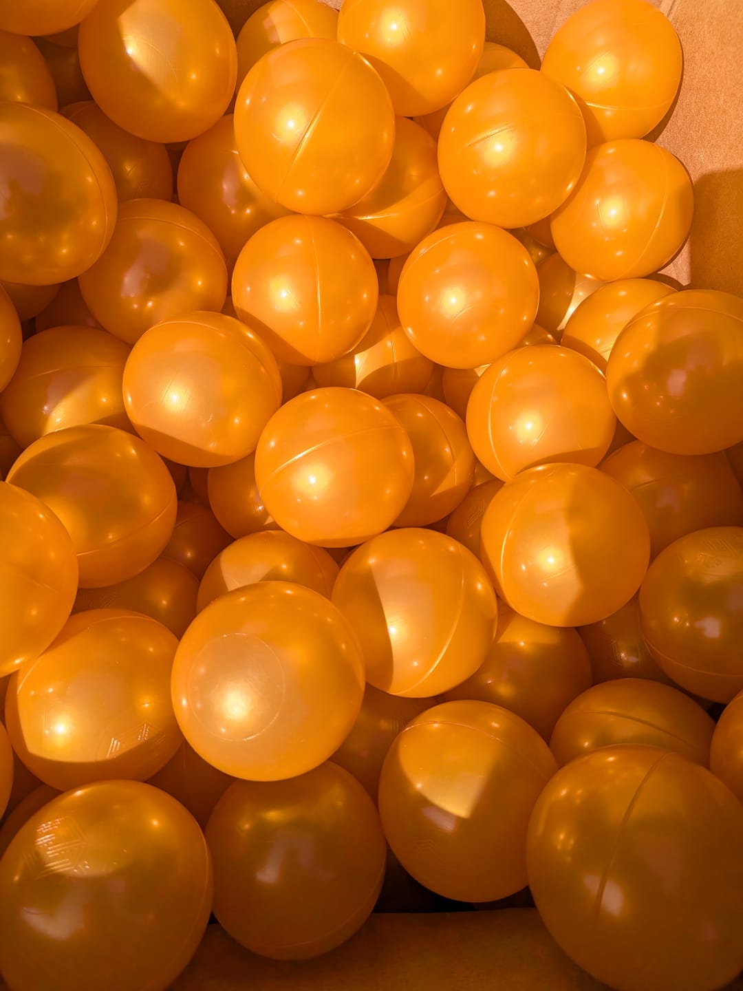 Customer photo review of Balls for Ball Pit Commercial Jumbo 3” Diameter, 14g Each (large)