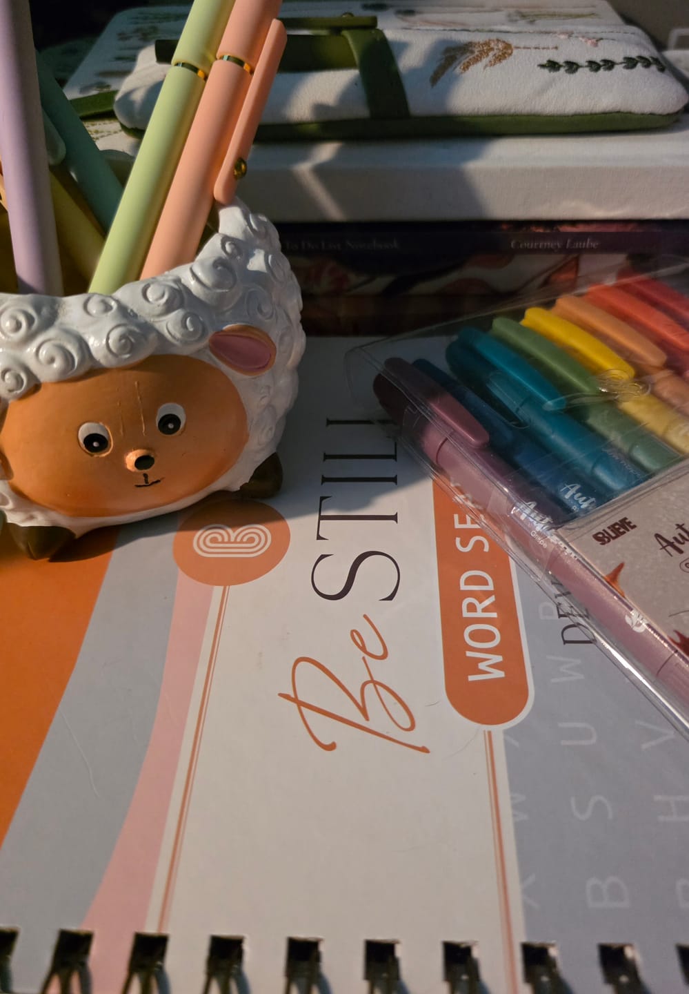 Customer photo review of Be Still: Word Search Devotional for Peace & Rest in God