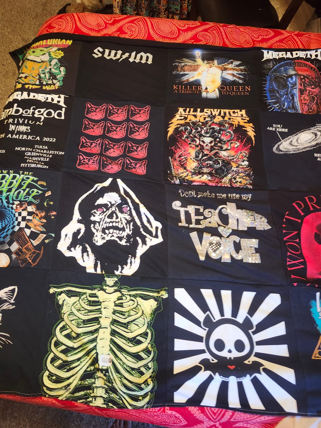 Customer photo review of Project Repat T-Shirt Quilt