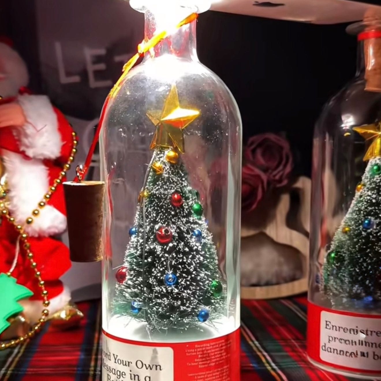 Customer photo review of Botella de Recuerdos Navideños