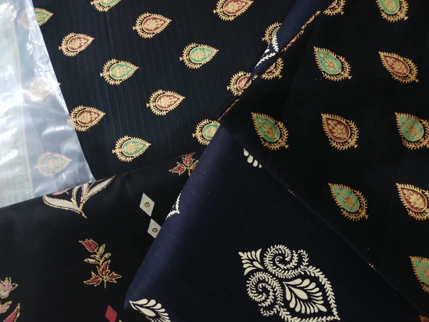 Customer photo review of Black Heritage — Printed Khaddar 2-Piece Unstitched Suit