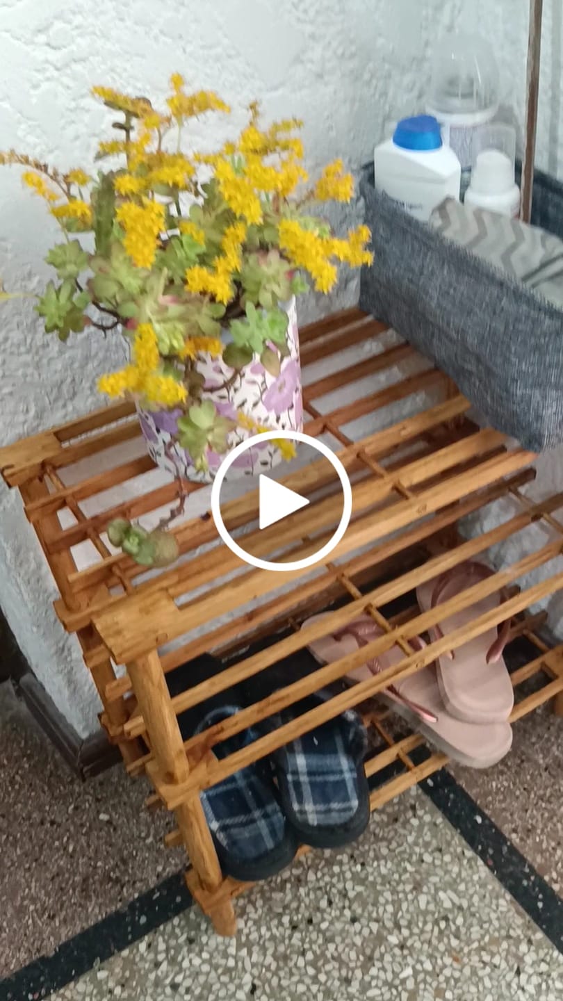 Customer video review of Zapatero Organizador Bambú 3 Niveles 50x26x48,5 cm