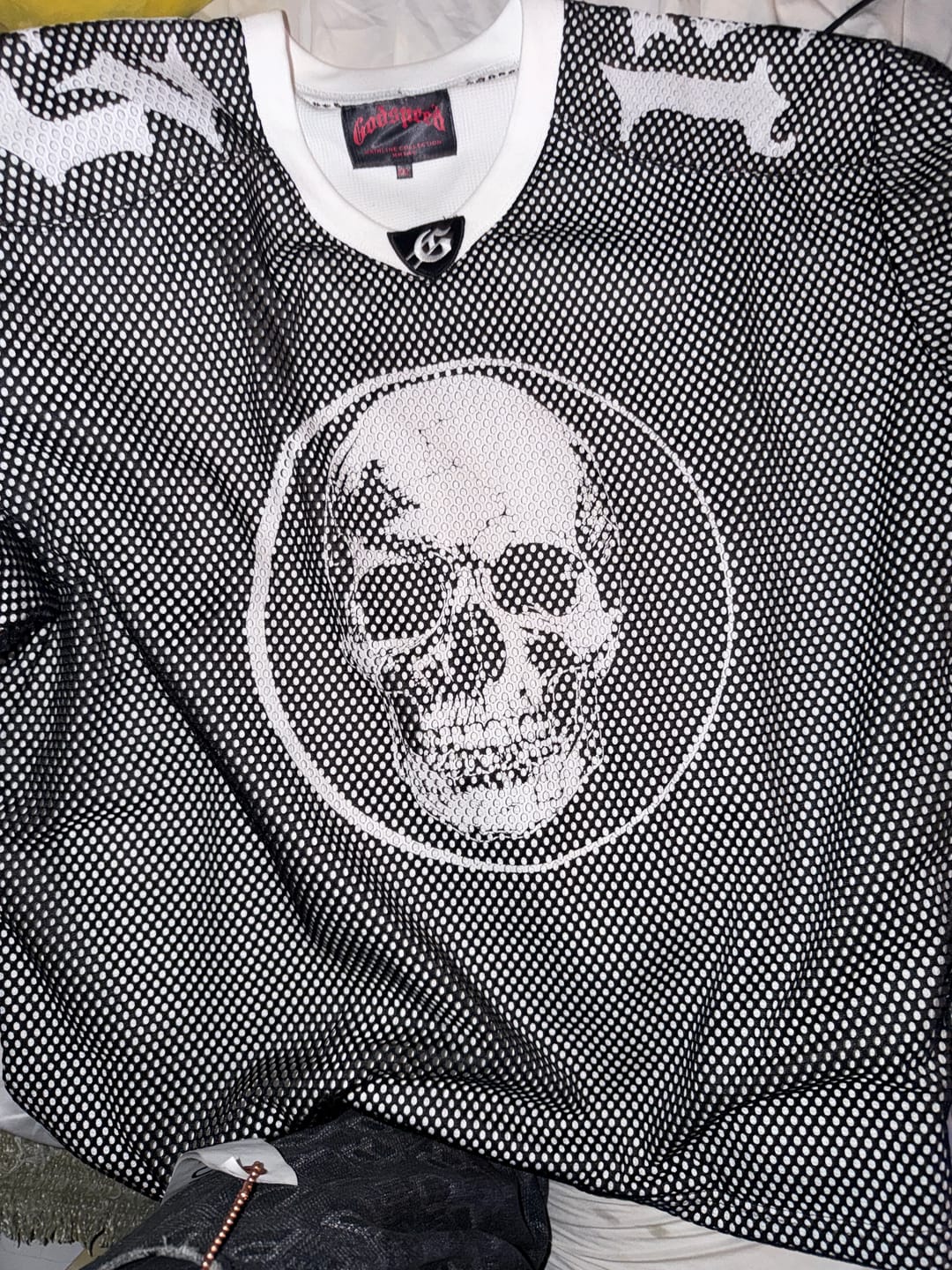 Customer photo review of Godspeed TD Layered Jersey Black/White/Red Boom