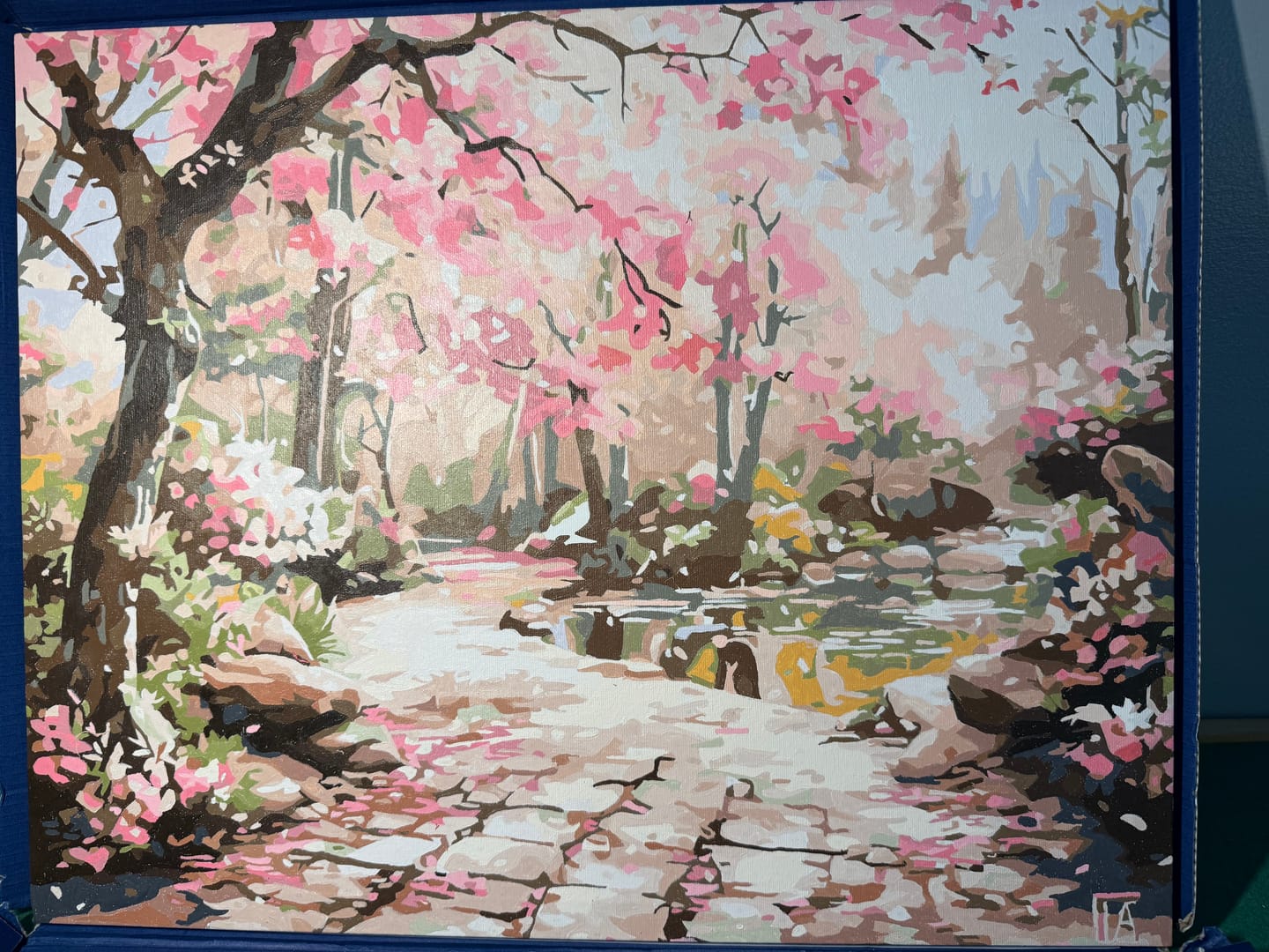 Customer photo review of Serene Sakura Stone Path