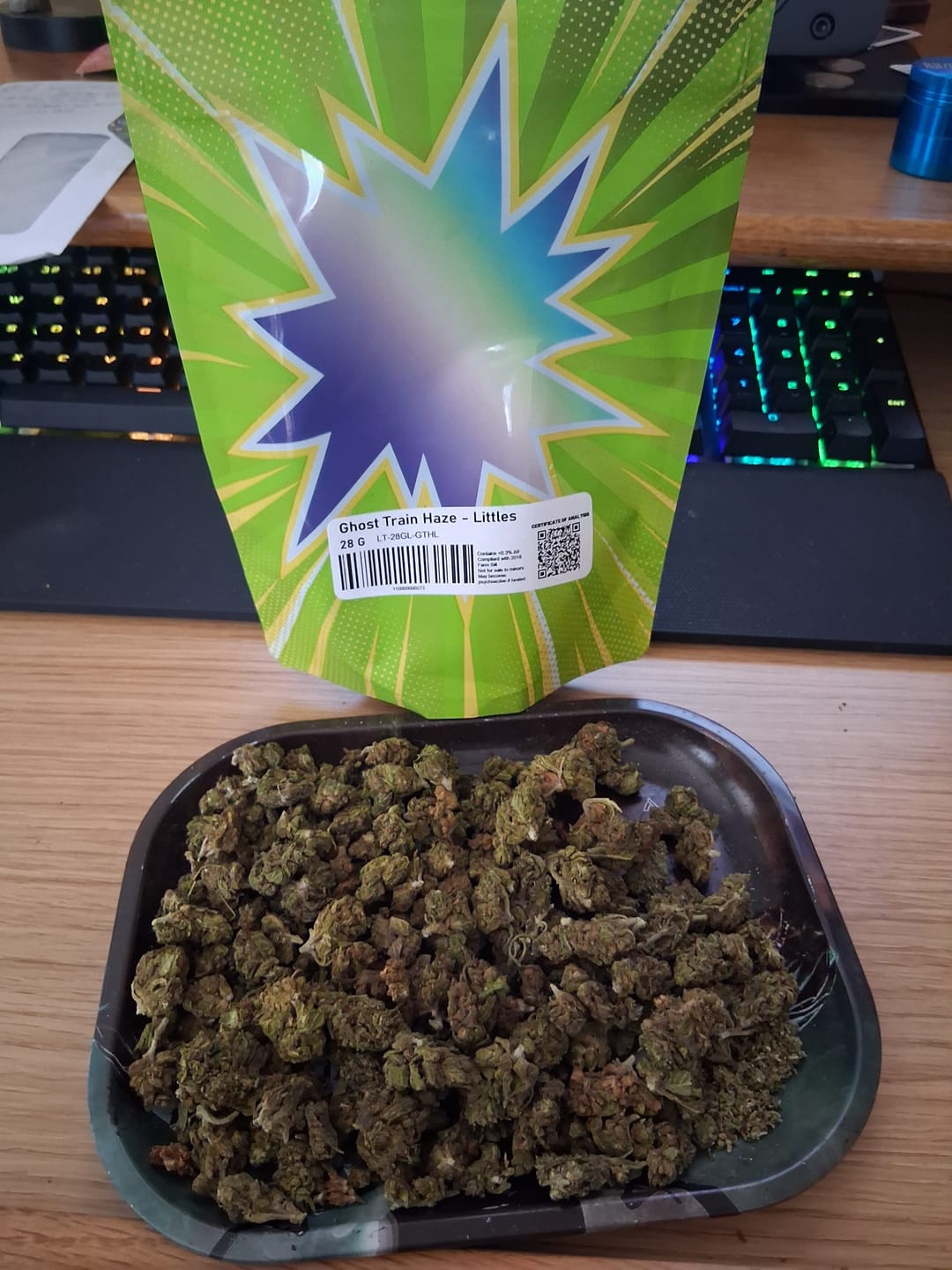 Customer photo review of LITTLES BRAND - Ghost Train Haze - 28 Grams Littles - Sativa