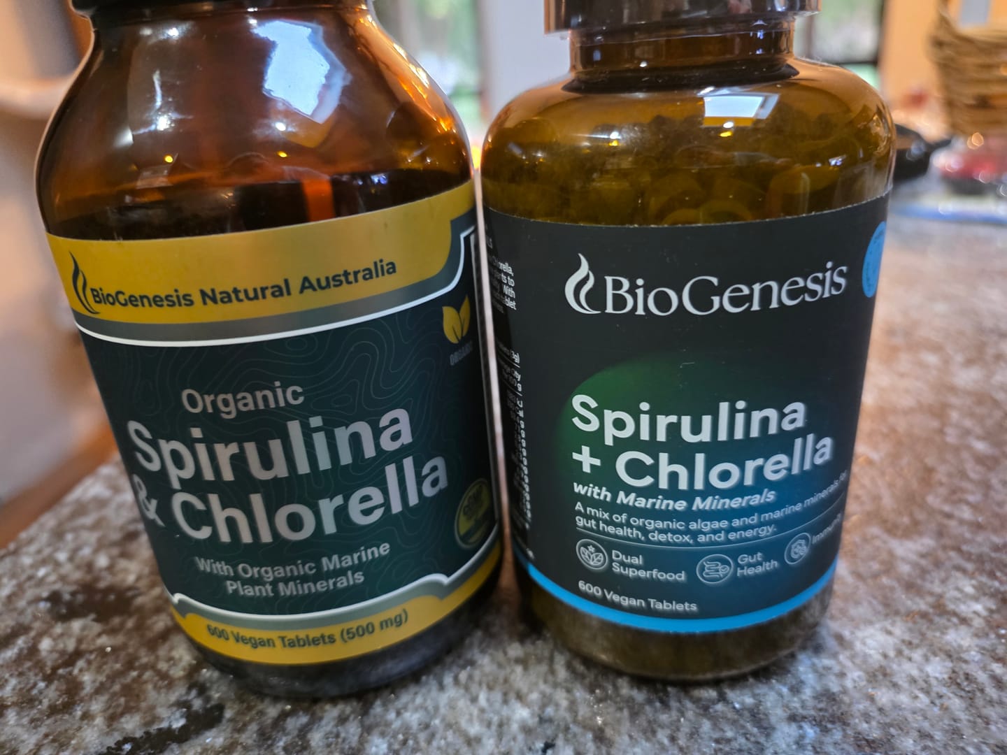 Customer photo review of Organic Spirulina & Chlorella with Marine Minerals Tablets - 180 & 600
